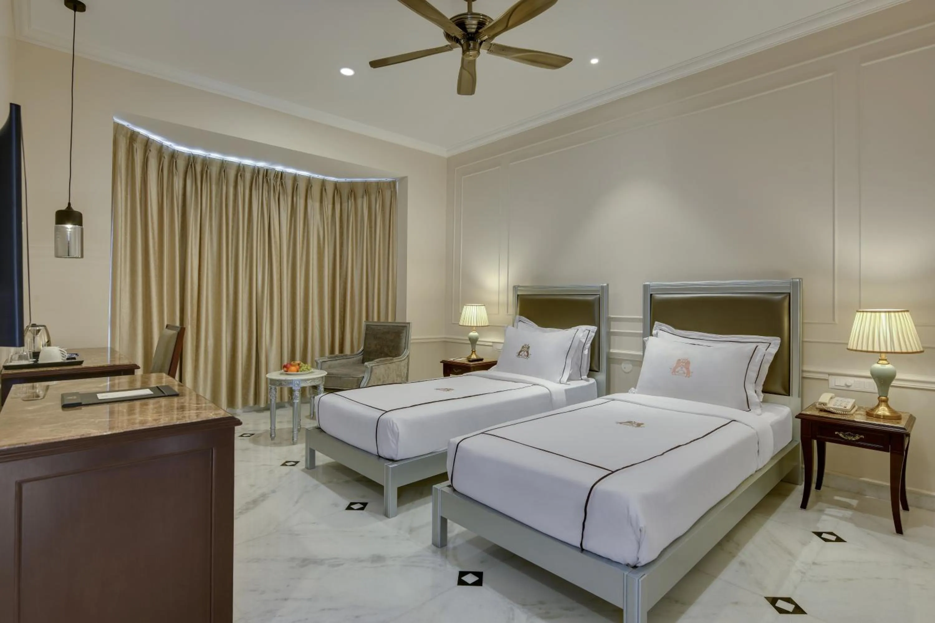 Photo of the whole room, Bed in SHAHPURA DEV PANACHE