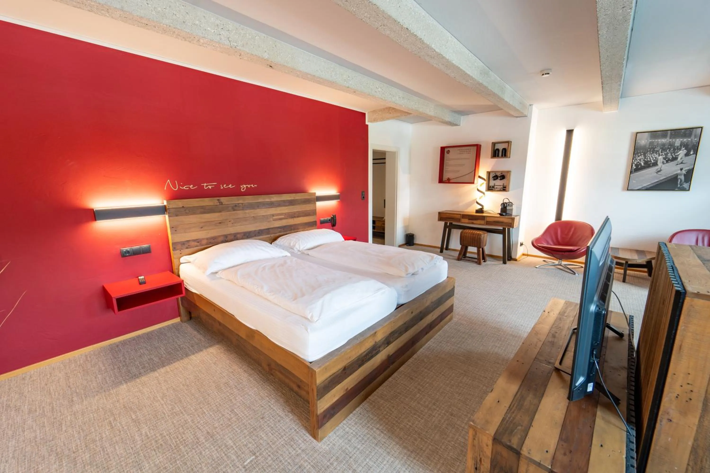 Photo of the whole room, Bed in Sporthotel Igls