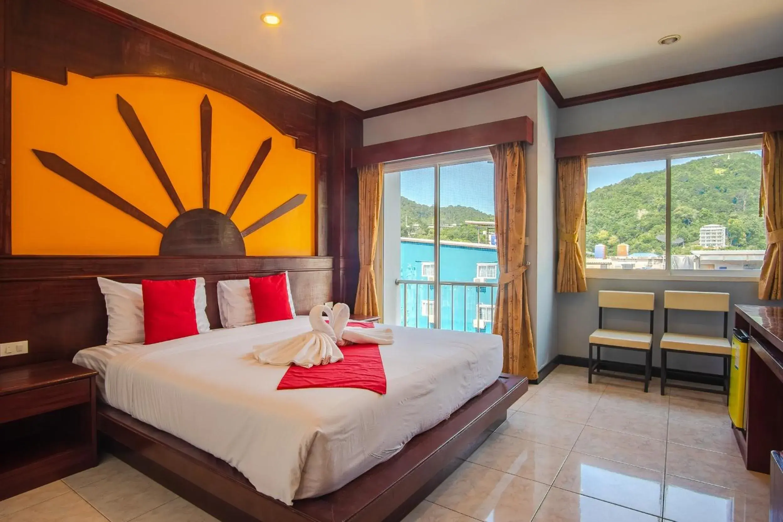 Family Room with Mountain View in Art Mansion Patong Hotel Family Room with Mountain View in Art Mansion Patong Hotel