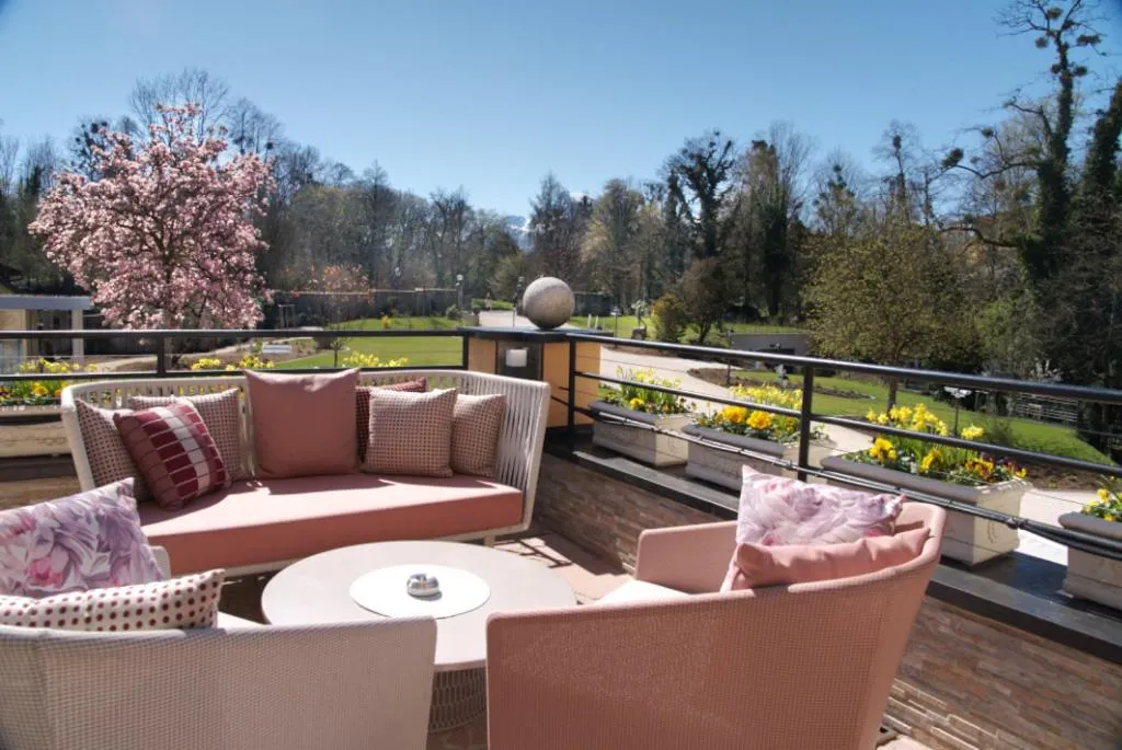 Balcony/Terrace in Hotel Schloss Mönchstein