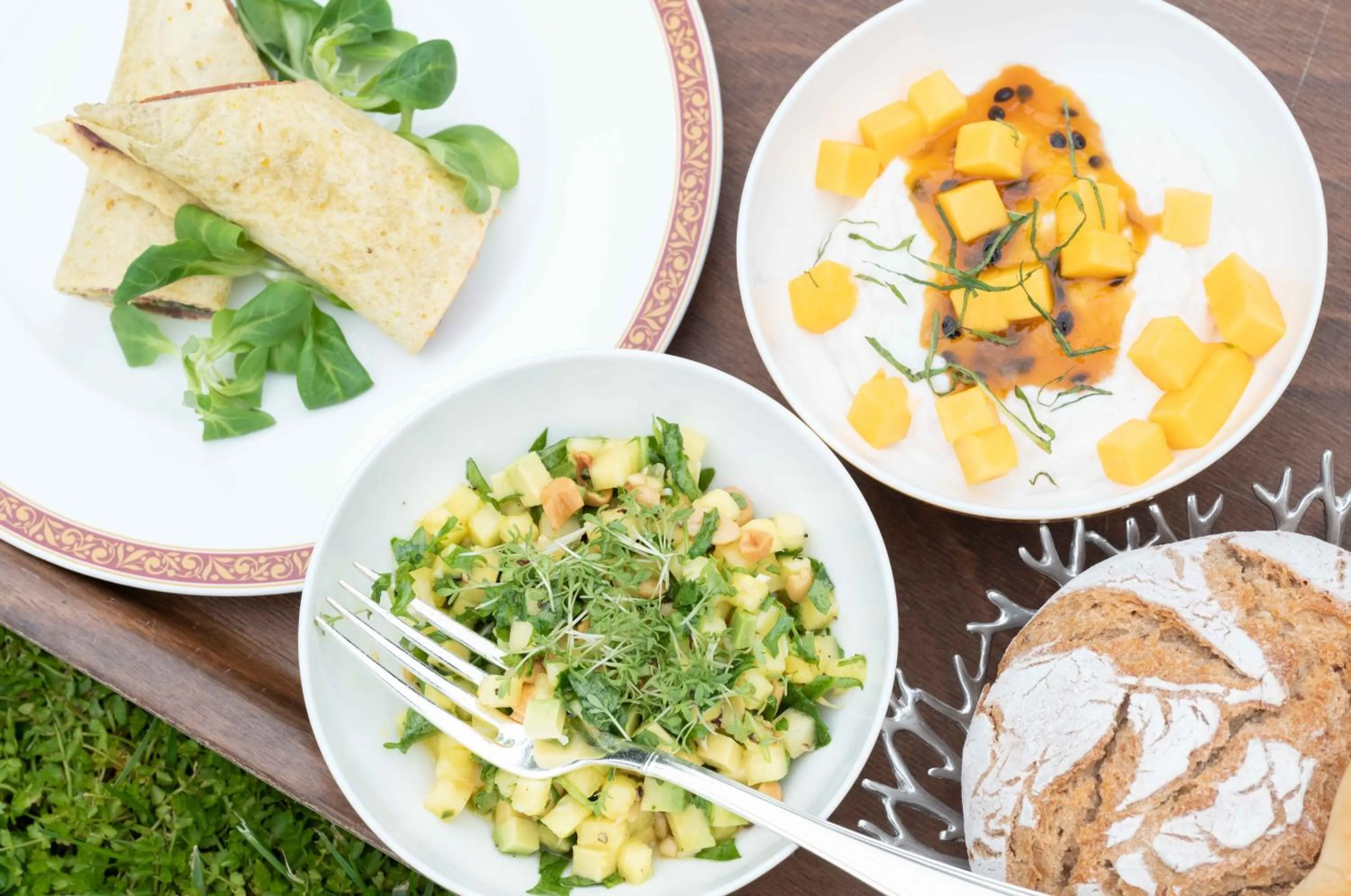 Food close-up in Hotel Schloss Mönchstein