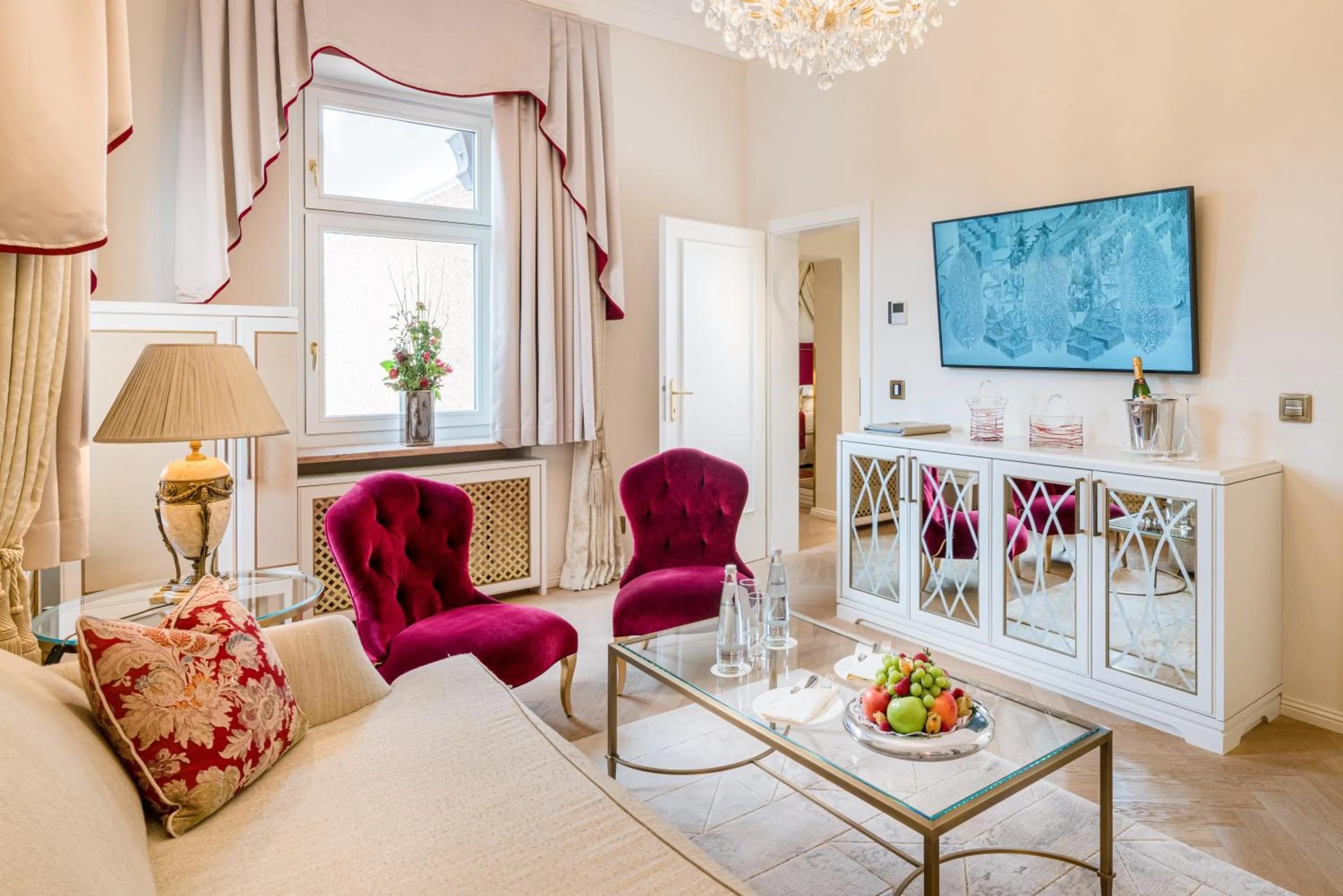 Living room in Hotel Schloss Mönchstein