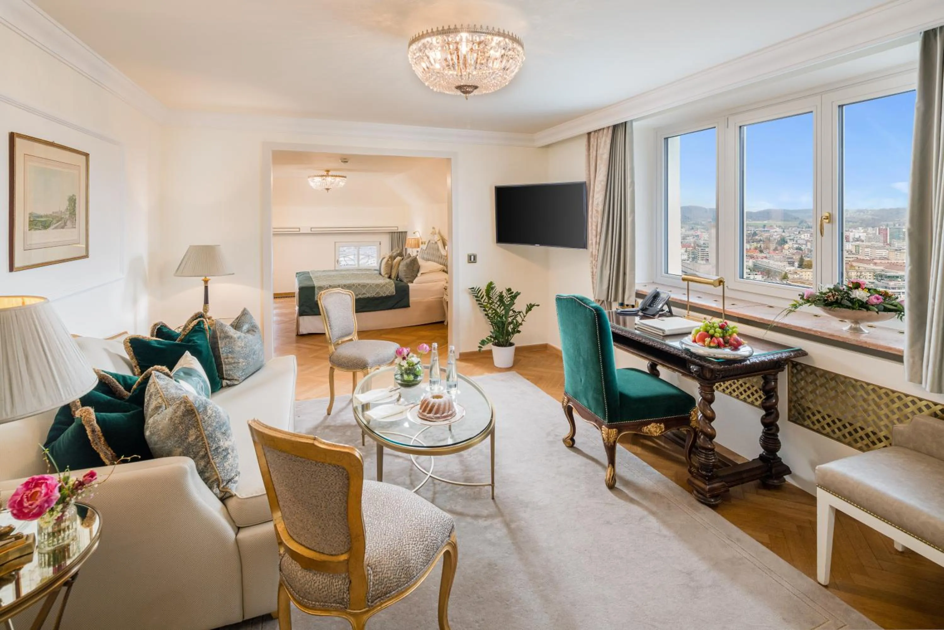 Living room in Hotel Schloss Mönchstein