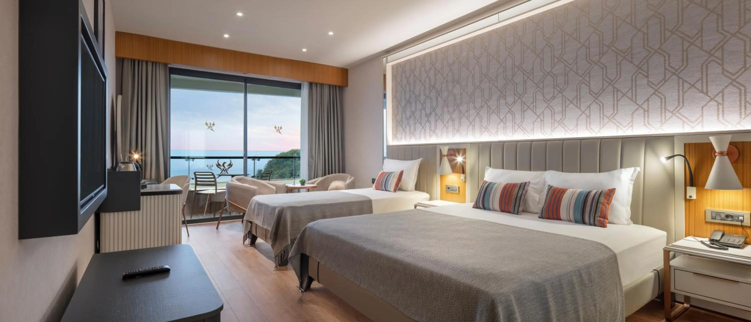 Photo of the whole room, Bed in Mylome Luxury Hotel & Resort - Ultra All Inclusive