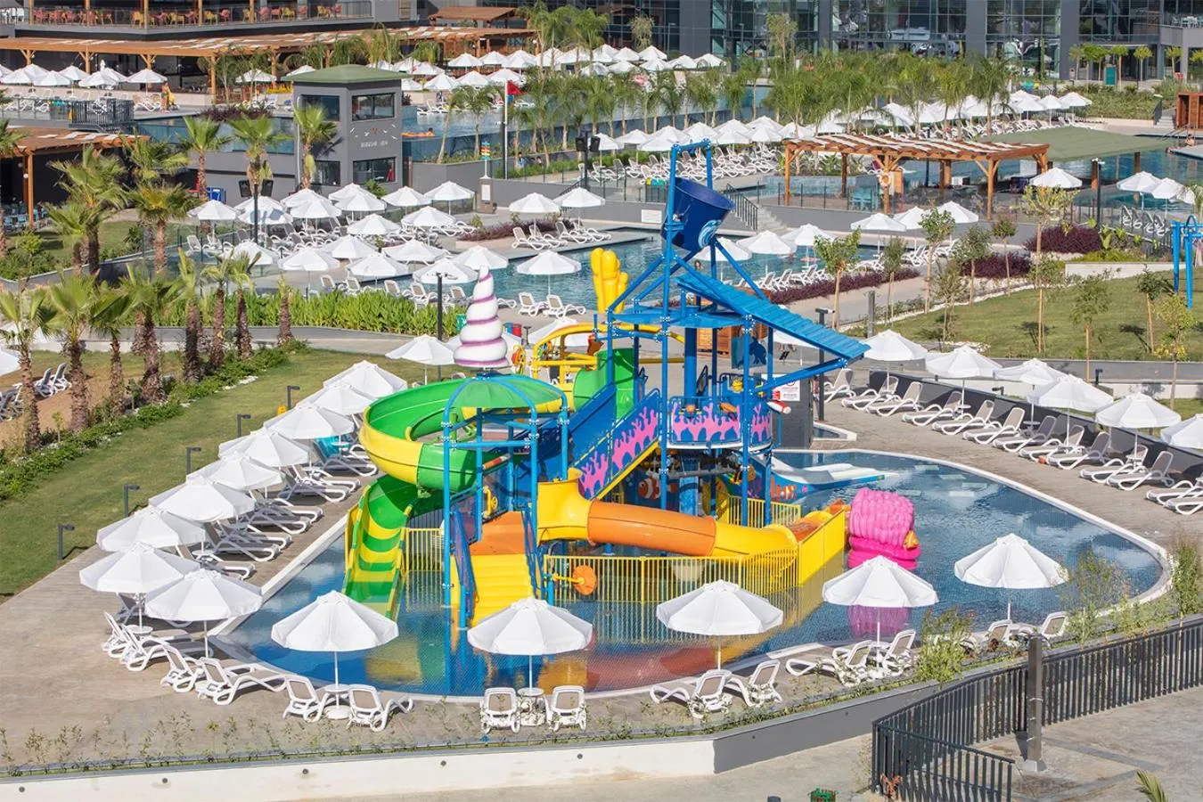 Aqua park in Mylome Luxury Hotel & Resort - Ultra All Inclusive