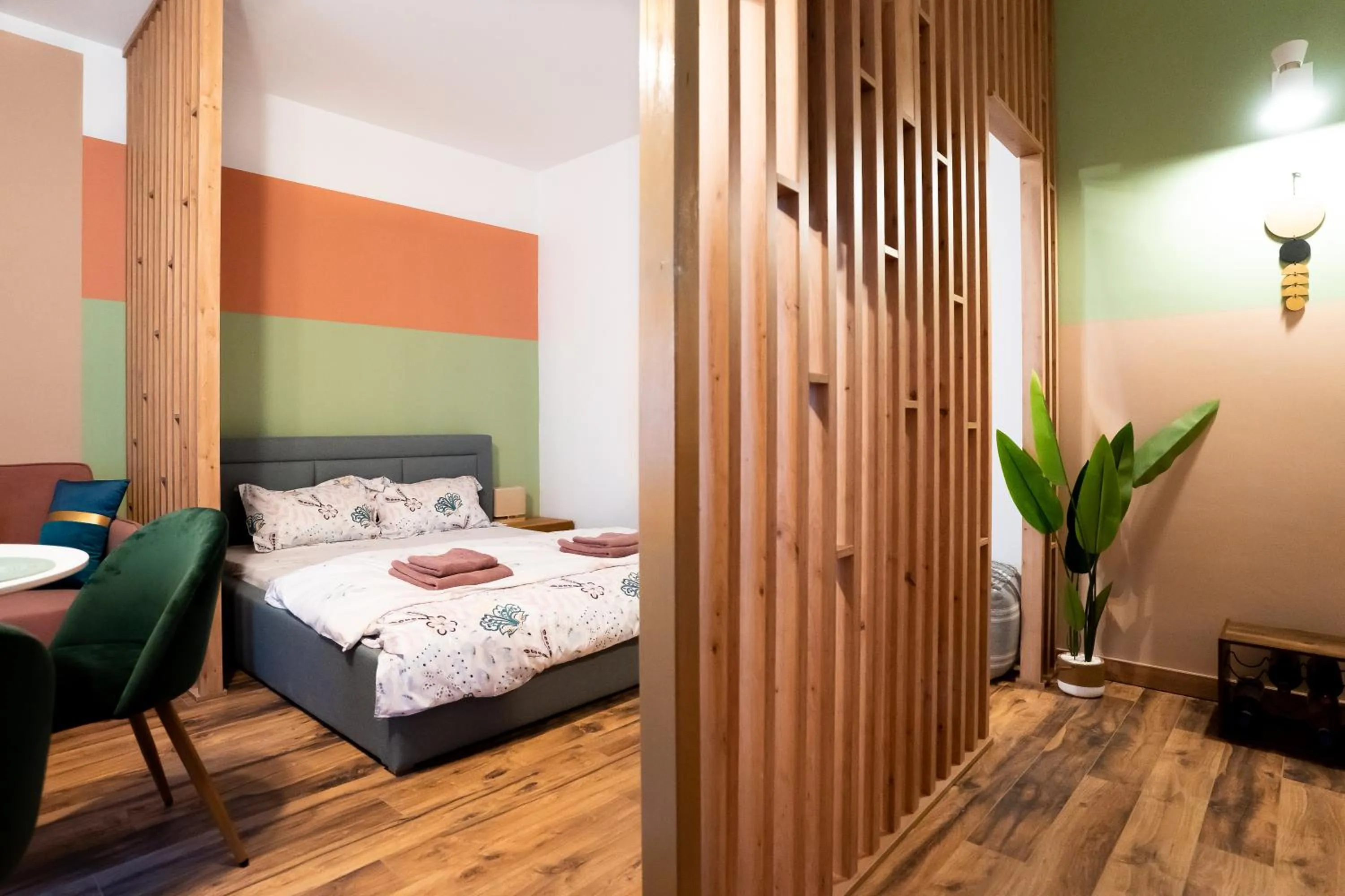 Bed in Galeria Grafit Apartments