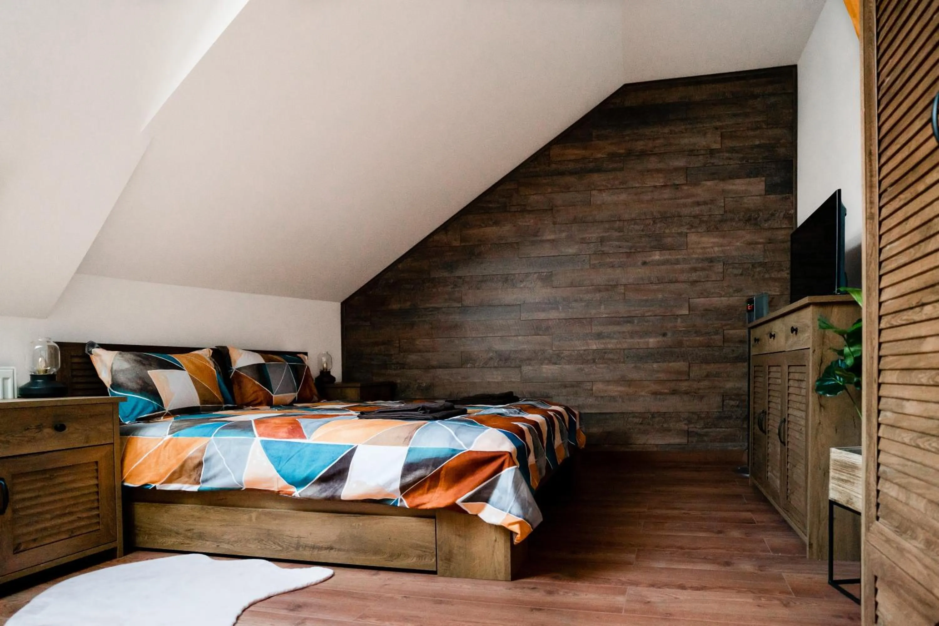 Bed in Galeria Grafit Apartments