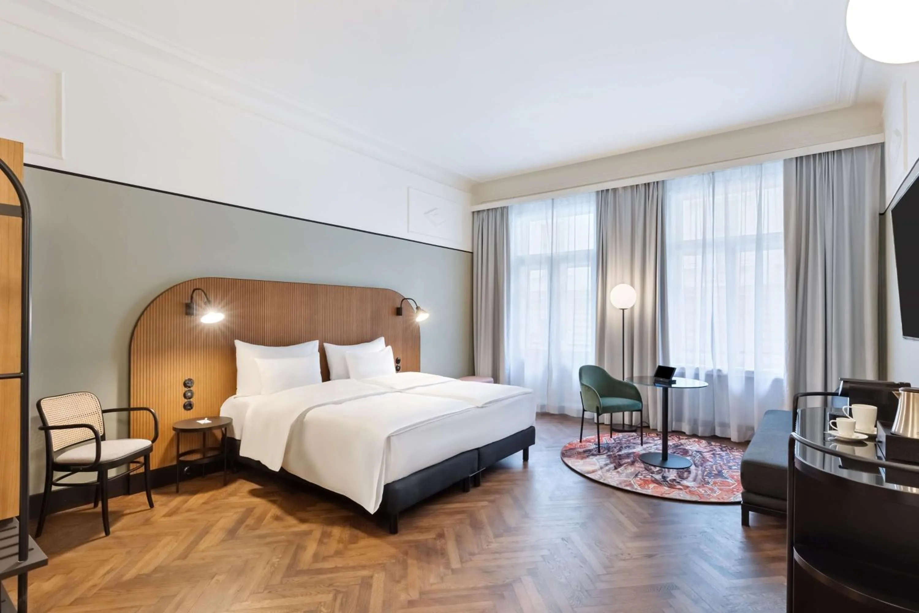 Bed in Hotel Astoria Vienna, Curio Collection by Hilton