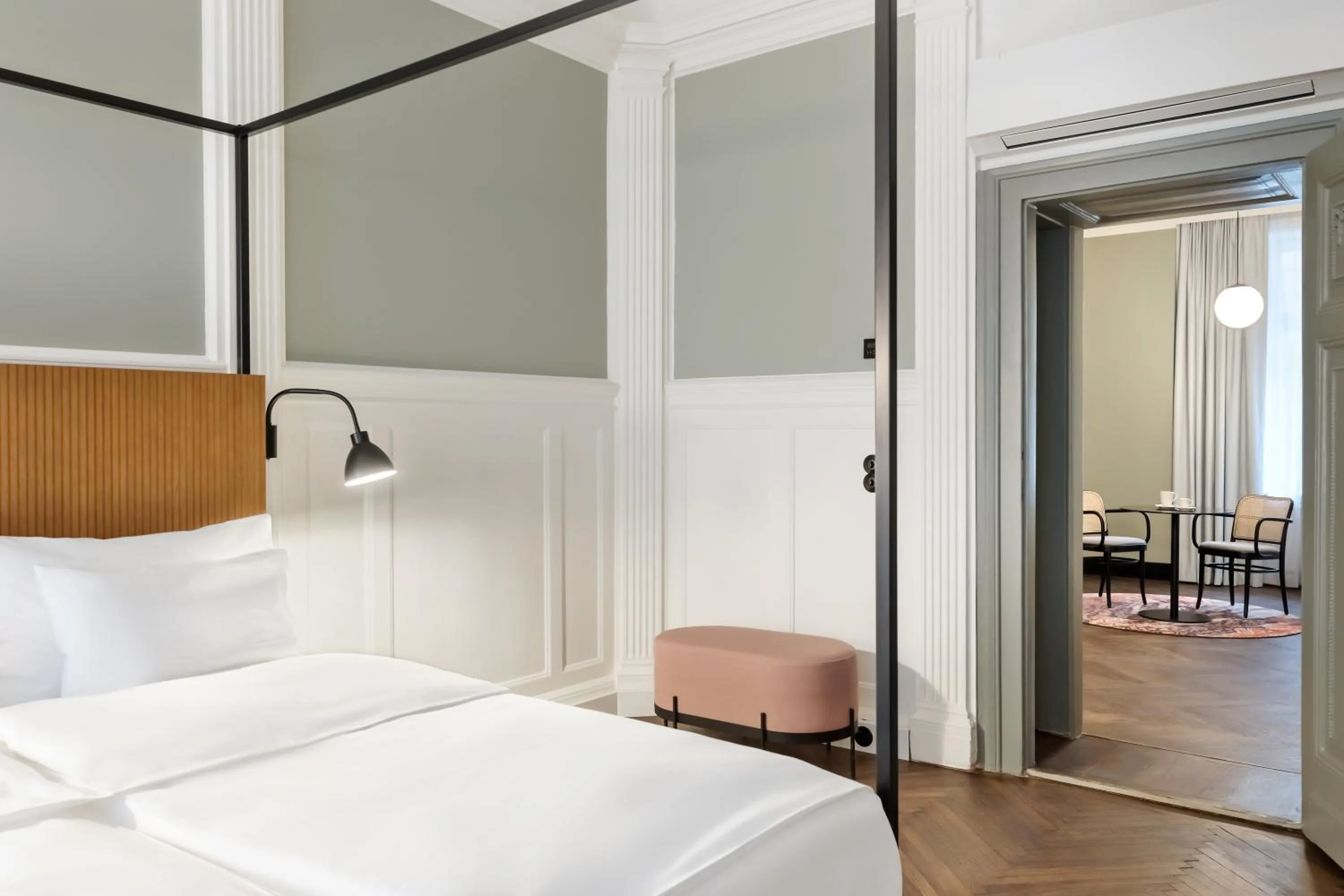 Bed in Hotel Astoria Vienna, Curio Collection by Hilton