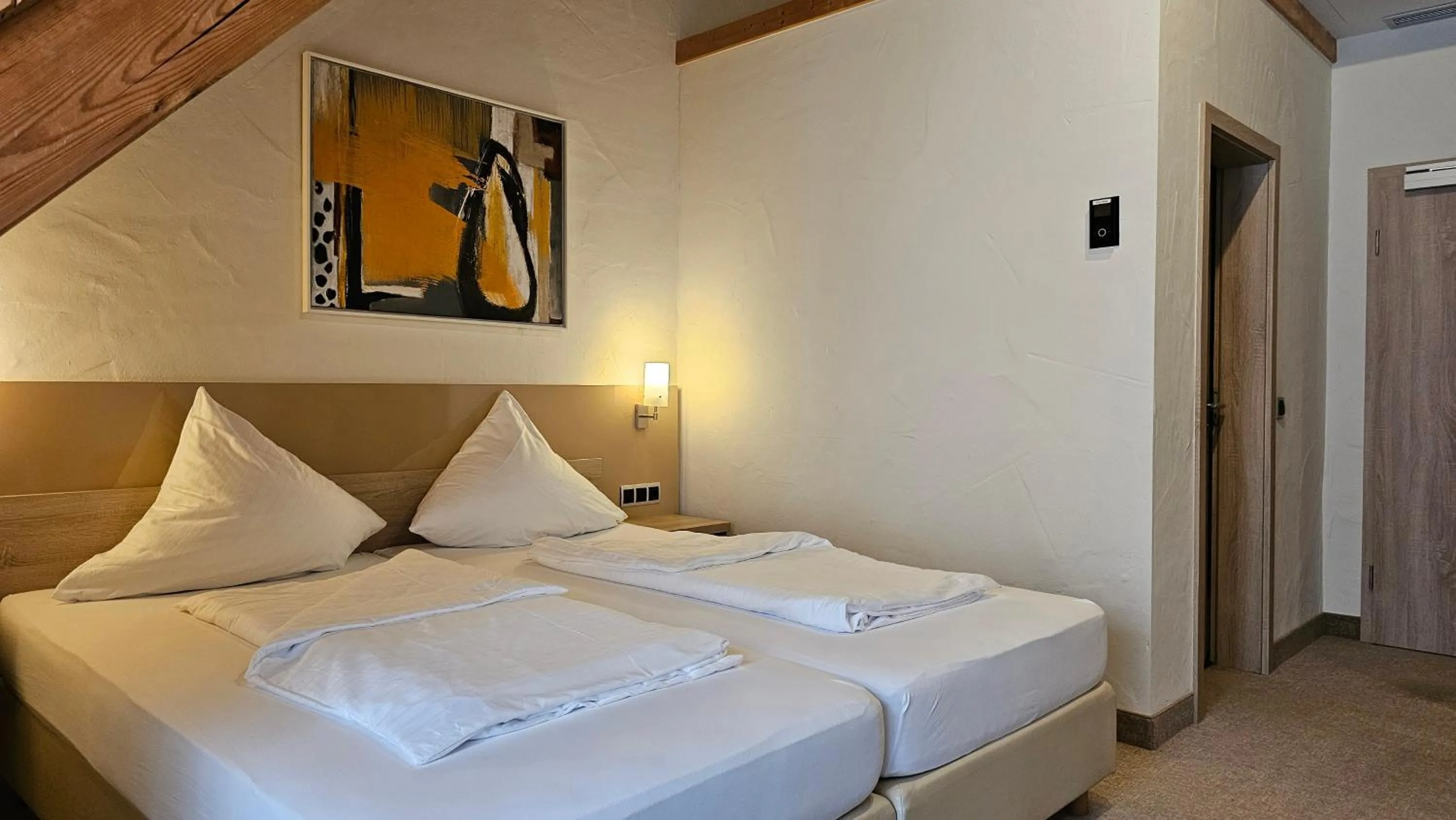 Bed in Landgasthof Hotel Rittmayer