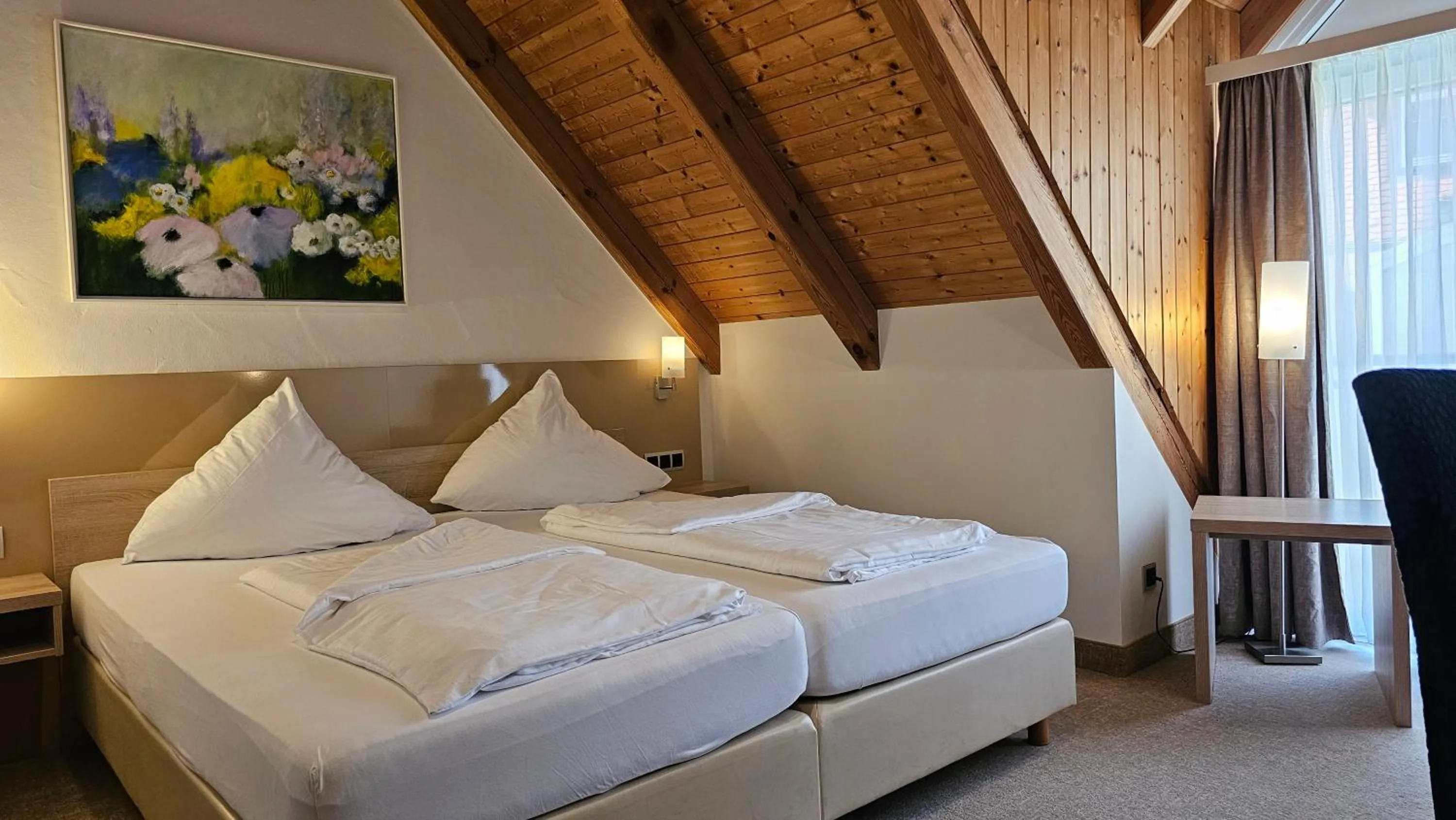 Bed in Landgasthof Hotel Rittmayer