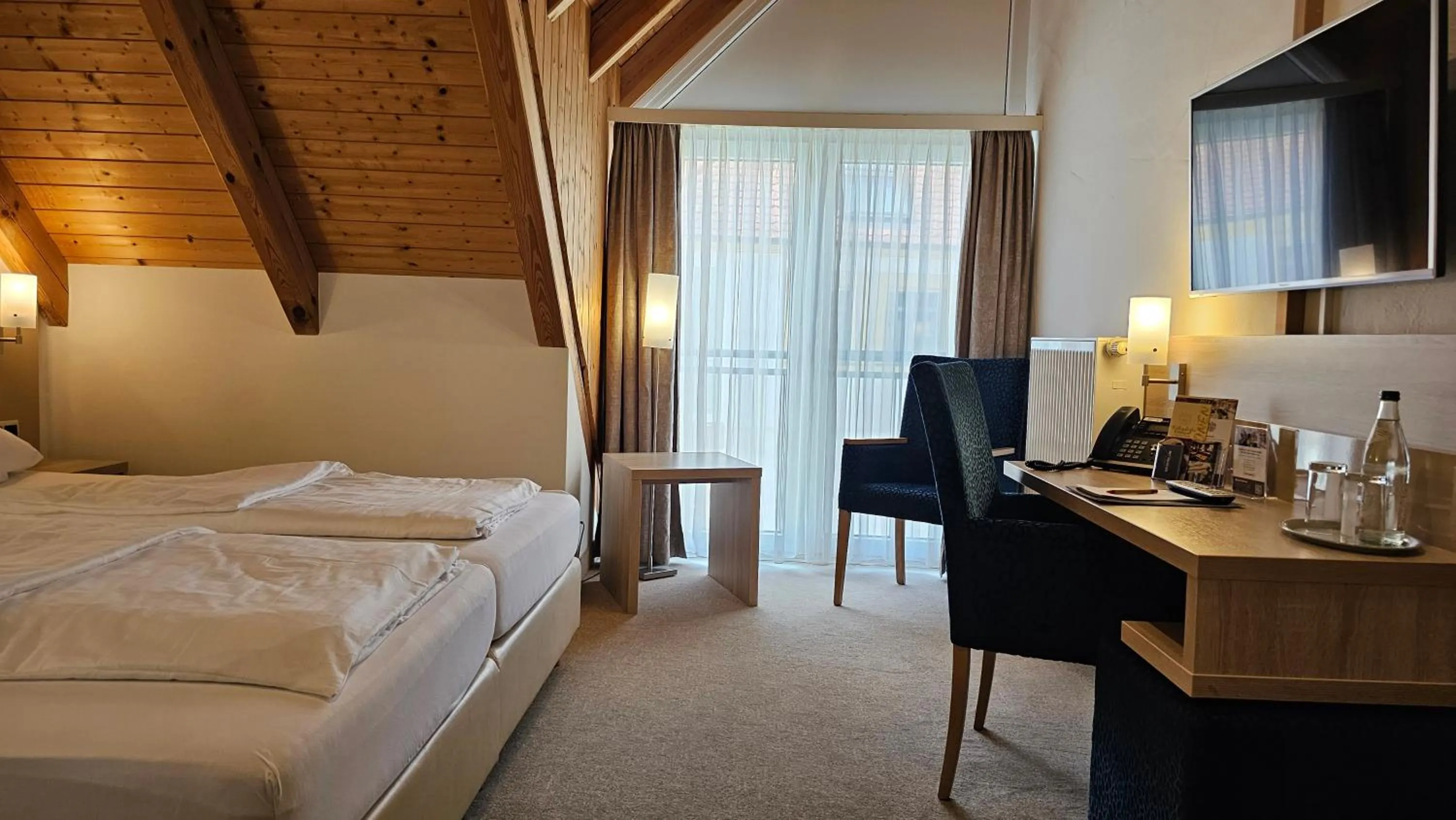 Bed in Landgasthof Hotel Rittmayer