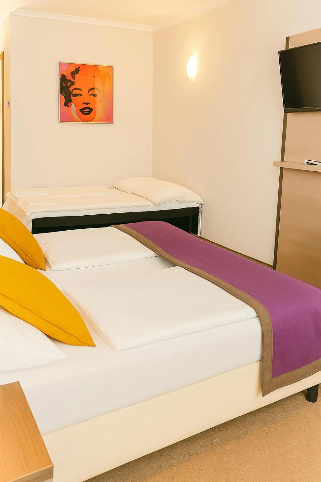 Bed in Arion Cityhotel Vienna