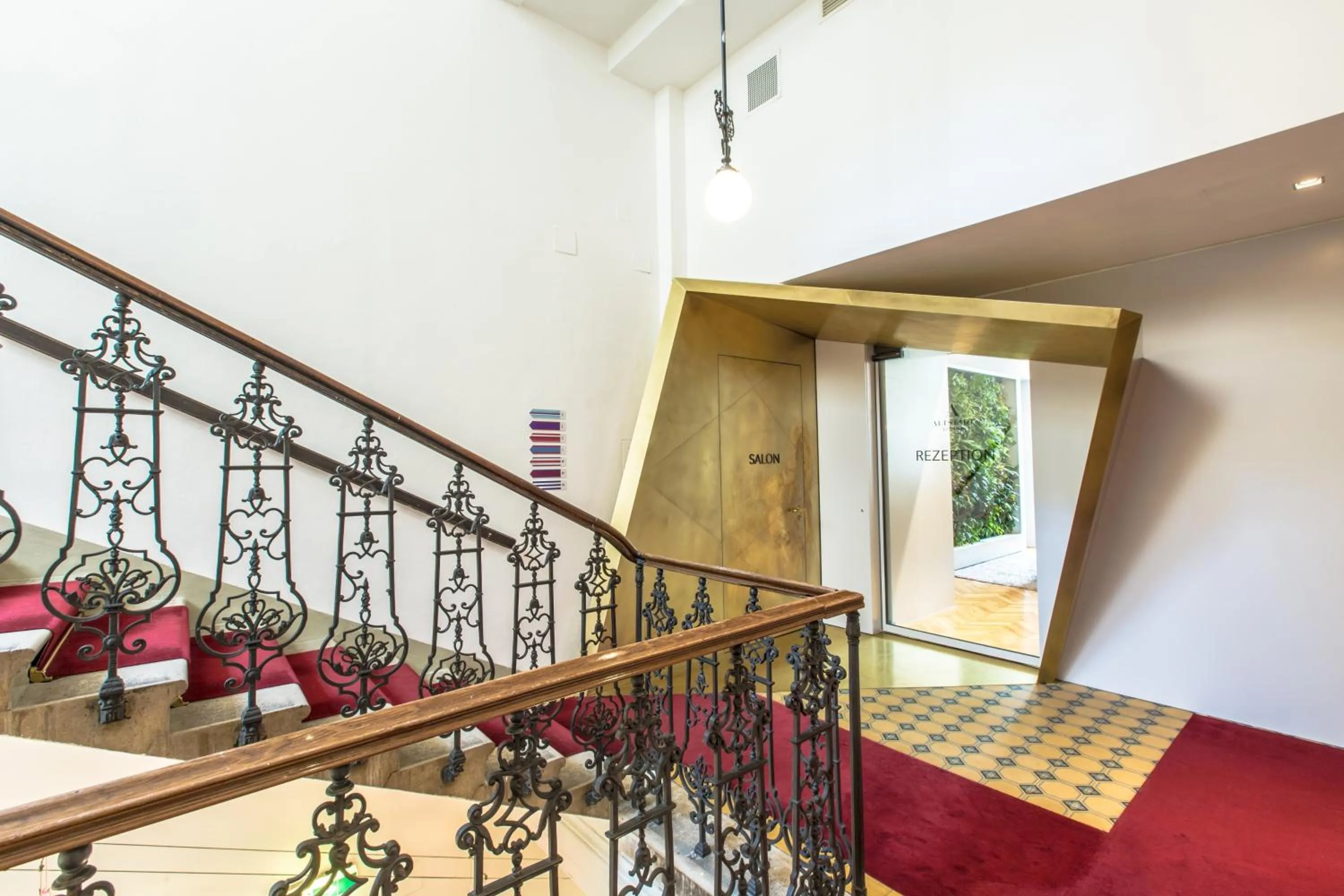 Decorative detail in Small Luxury Hotel Altstadt Vienna