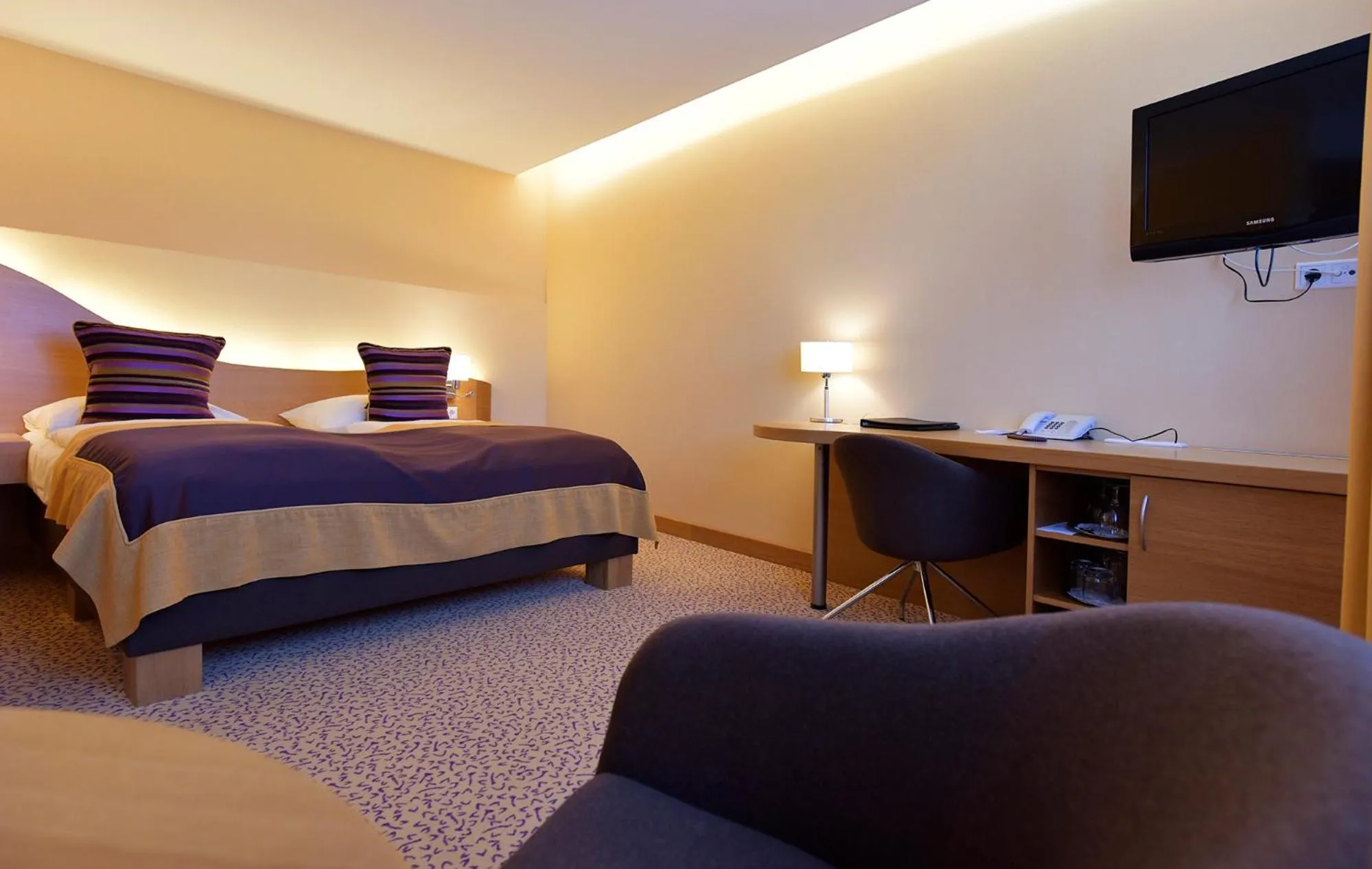 Bed in Seehotel Rust