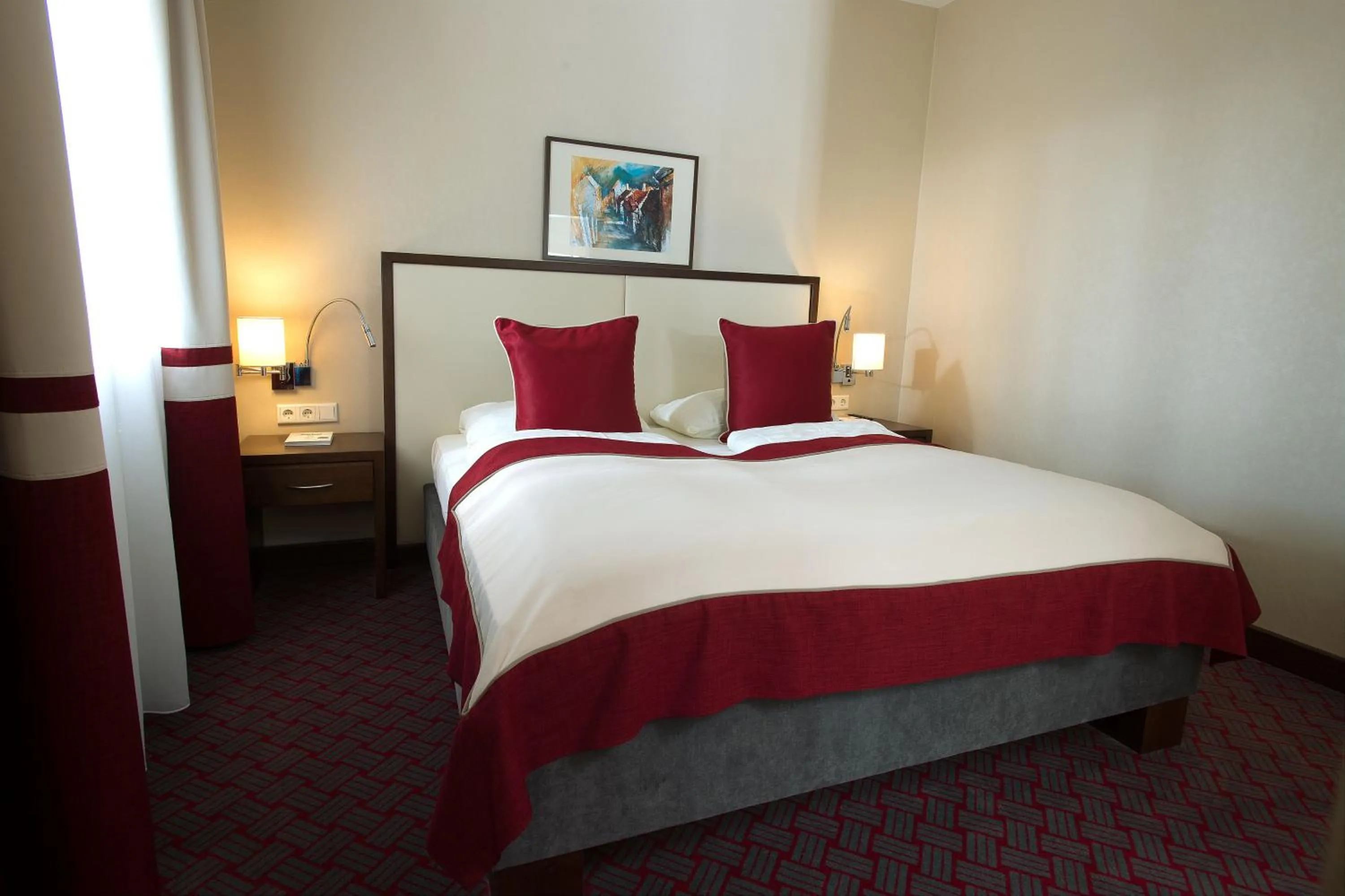 Bedroom, Bed in Seehotel Rust