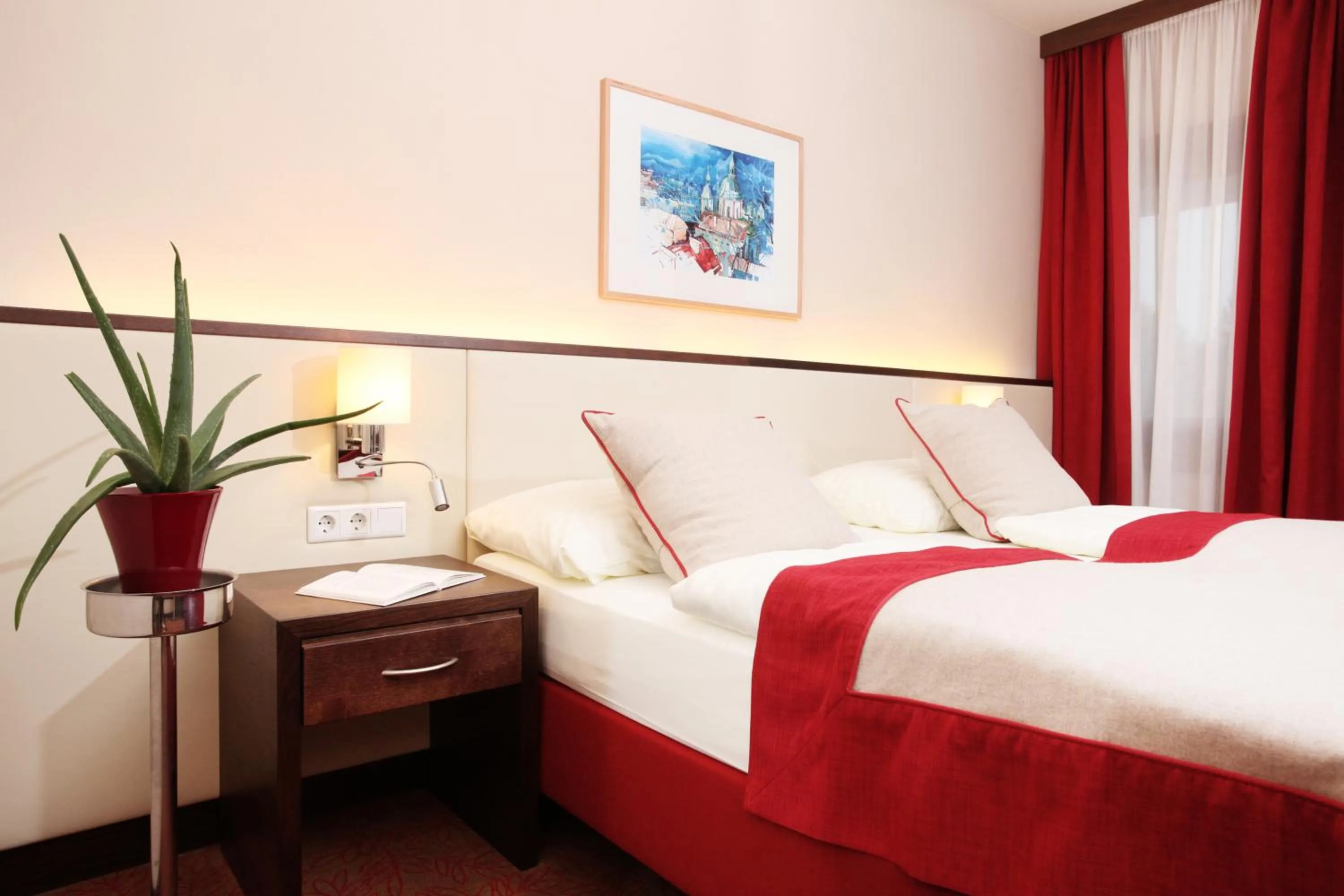 Bed in Seehotel Rust