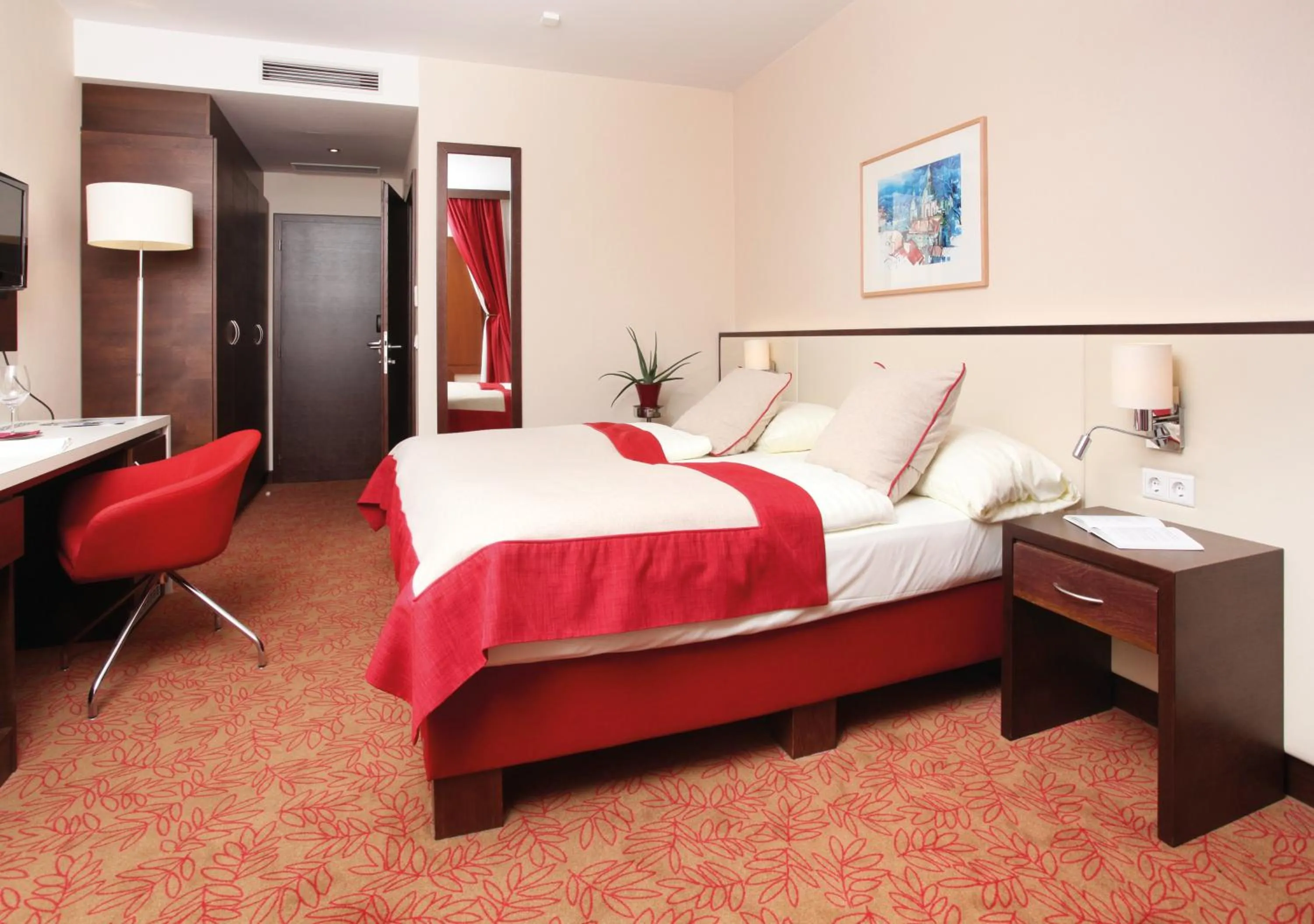 Bed in Seehotel Rust