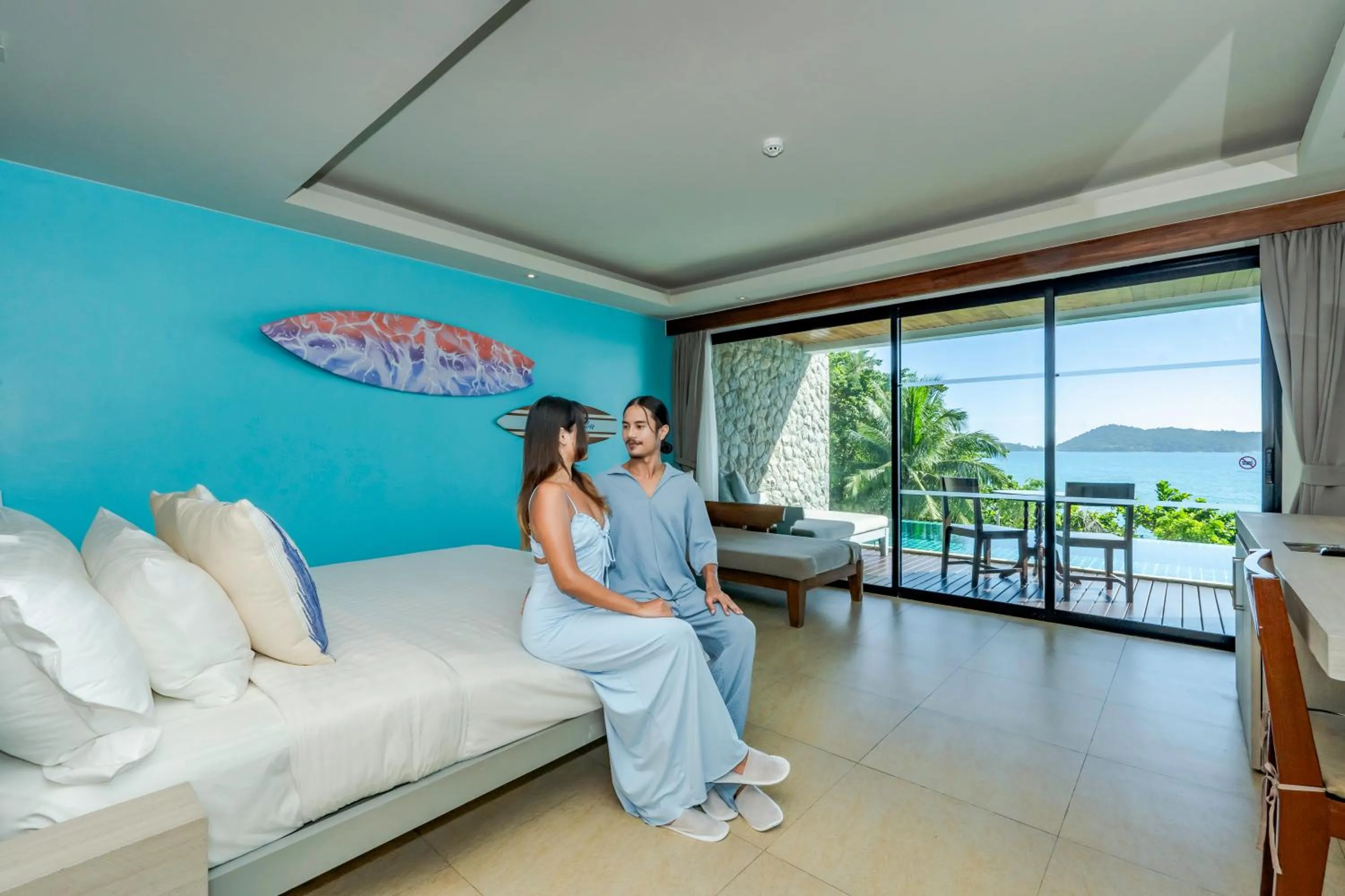 Bedroom in Zenmaya Oceanfront Phuket, Trademark Collection by Wyndham