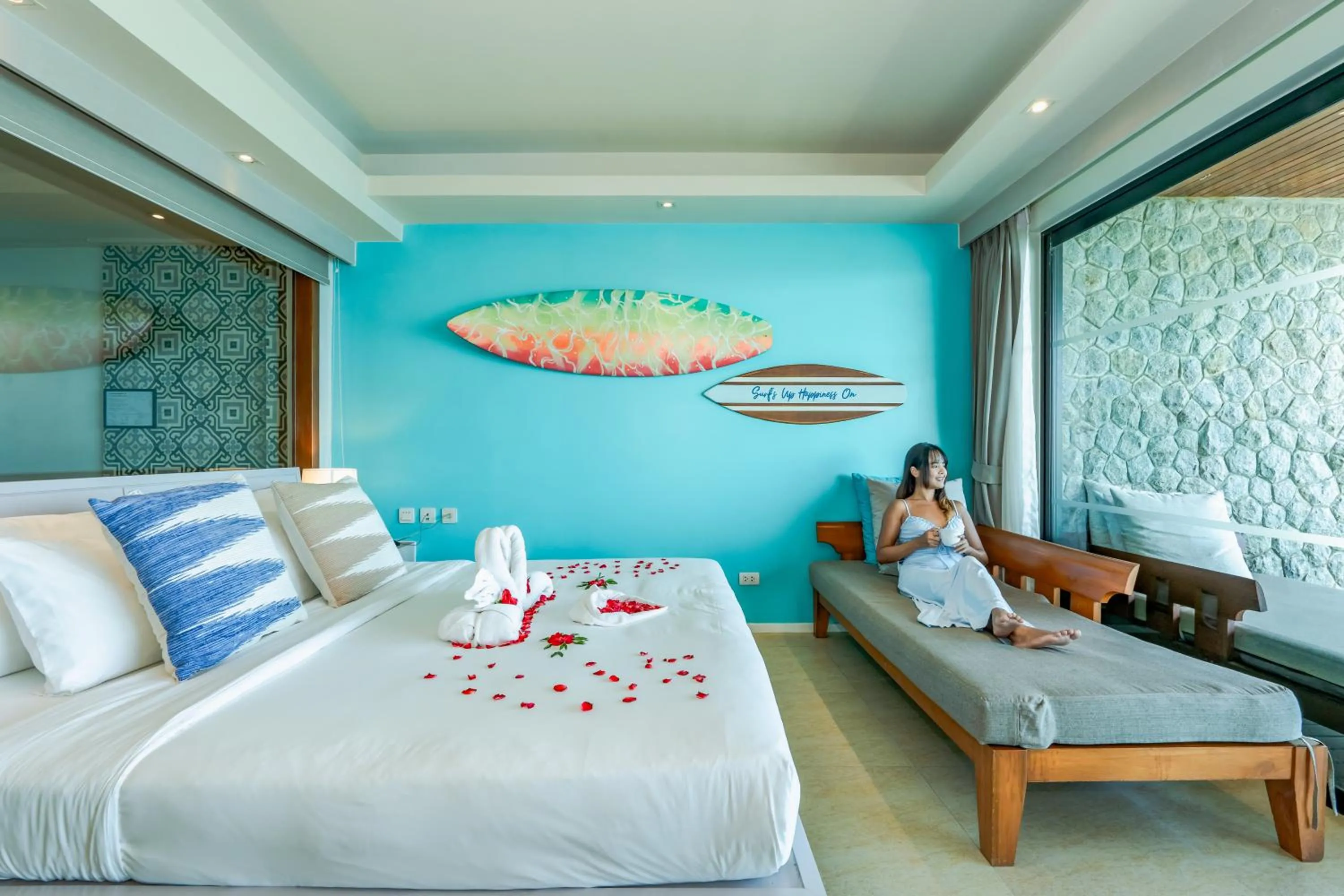 Bedroom, Bed in Zenmaya Oceanfront Phuket, Trademark Collection by Wyndham