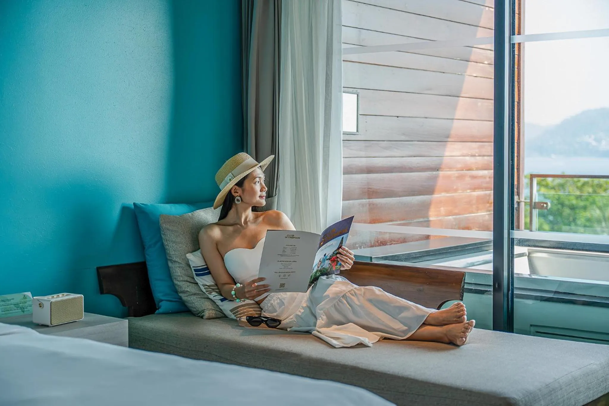 View (from property/room), Bed in Zenmaya Oceanfront Phuket, Trademark Collection by Wyndham