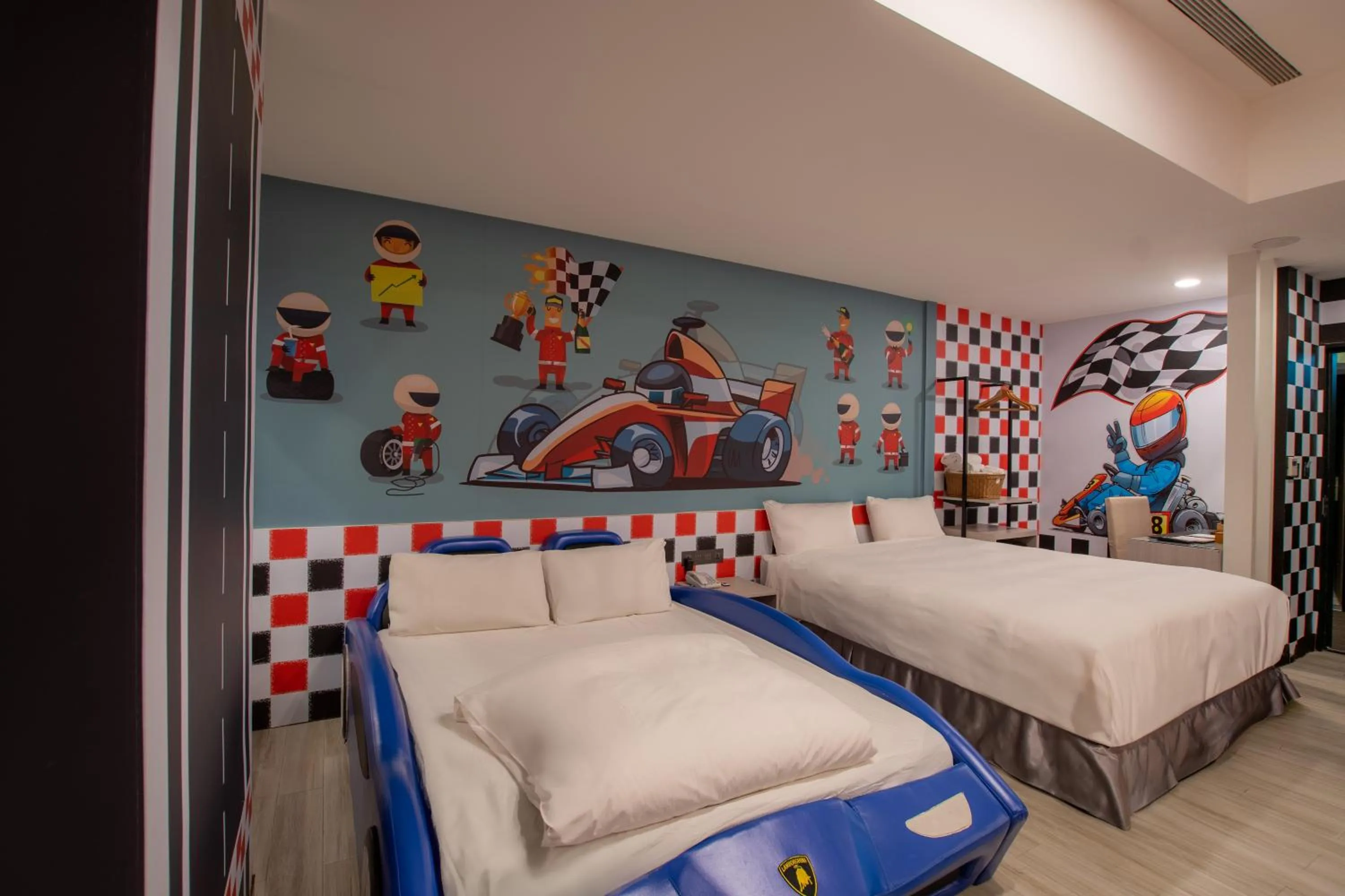 Bed in Muen Yuan Dong Hot Spring Hotel