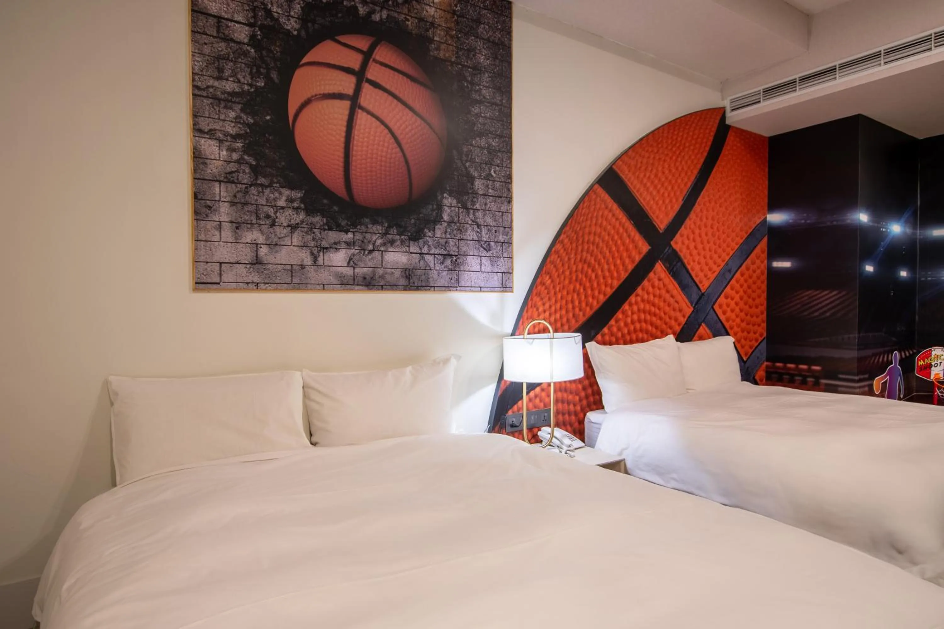 Bed in Muen Yuan Dong Hot Spring Hotel