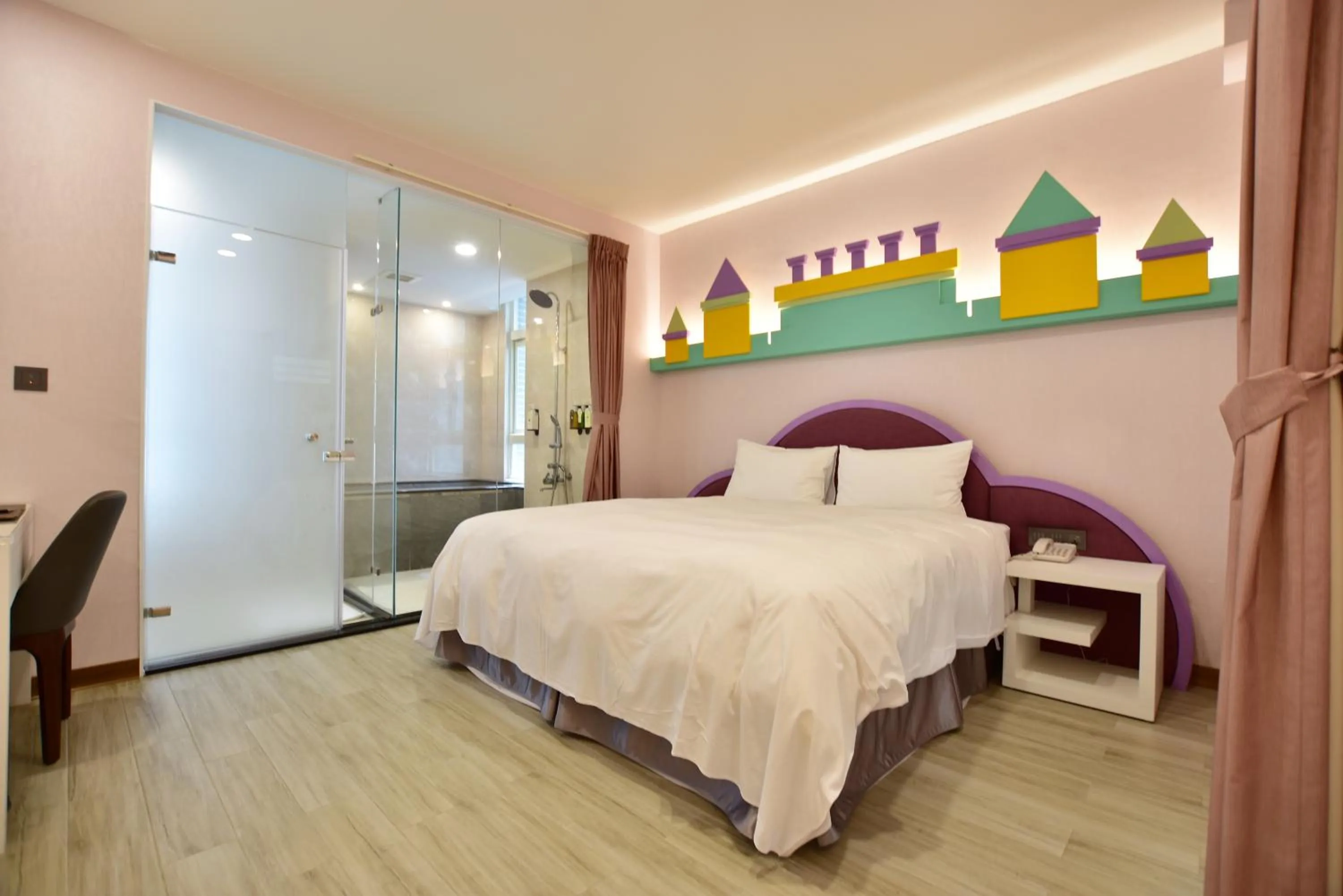 Bed in Muen Yuan Dong Hot Spring Hotel