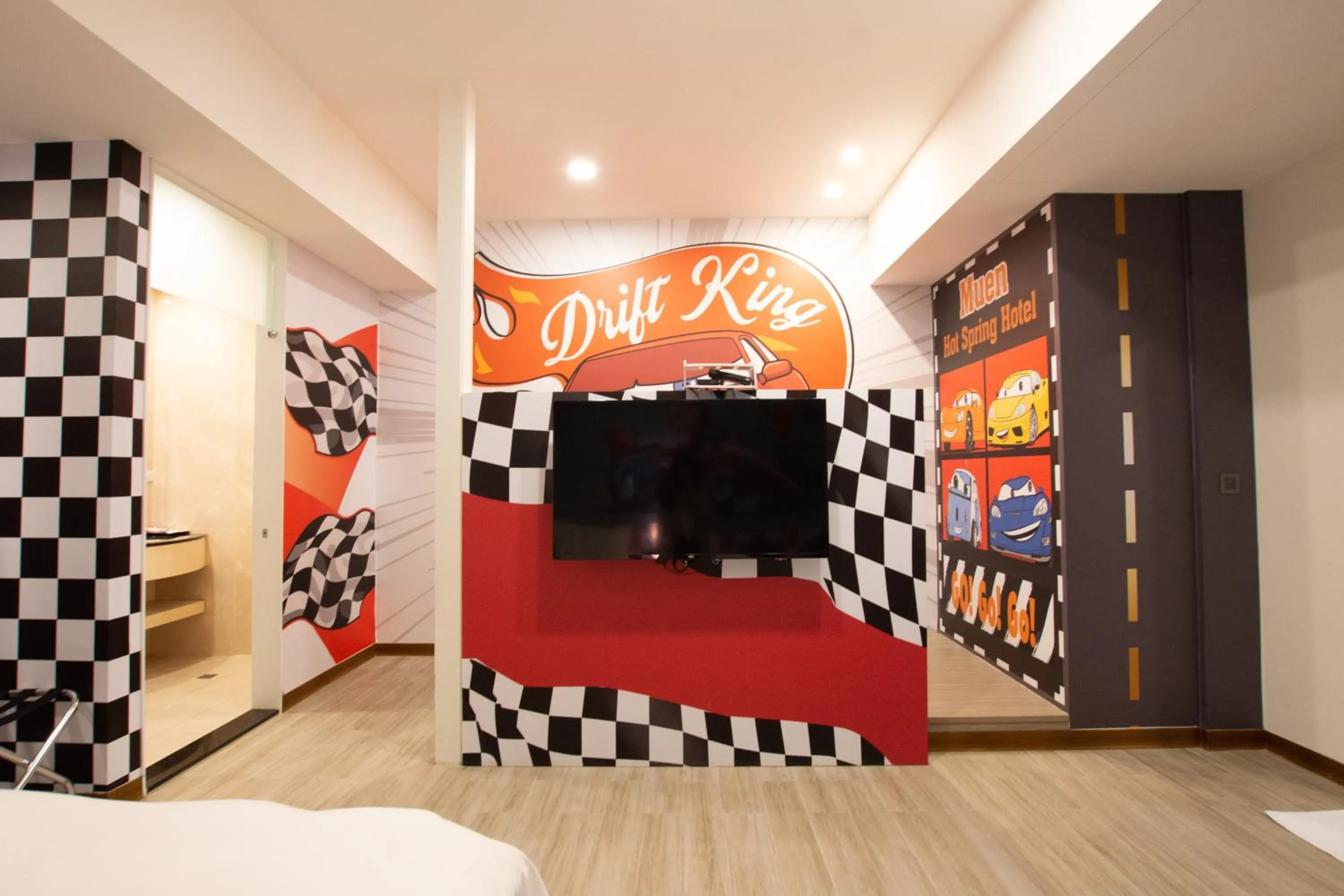 Bed in Muen Yuan Dong Hot Spring Hotel