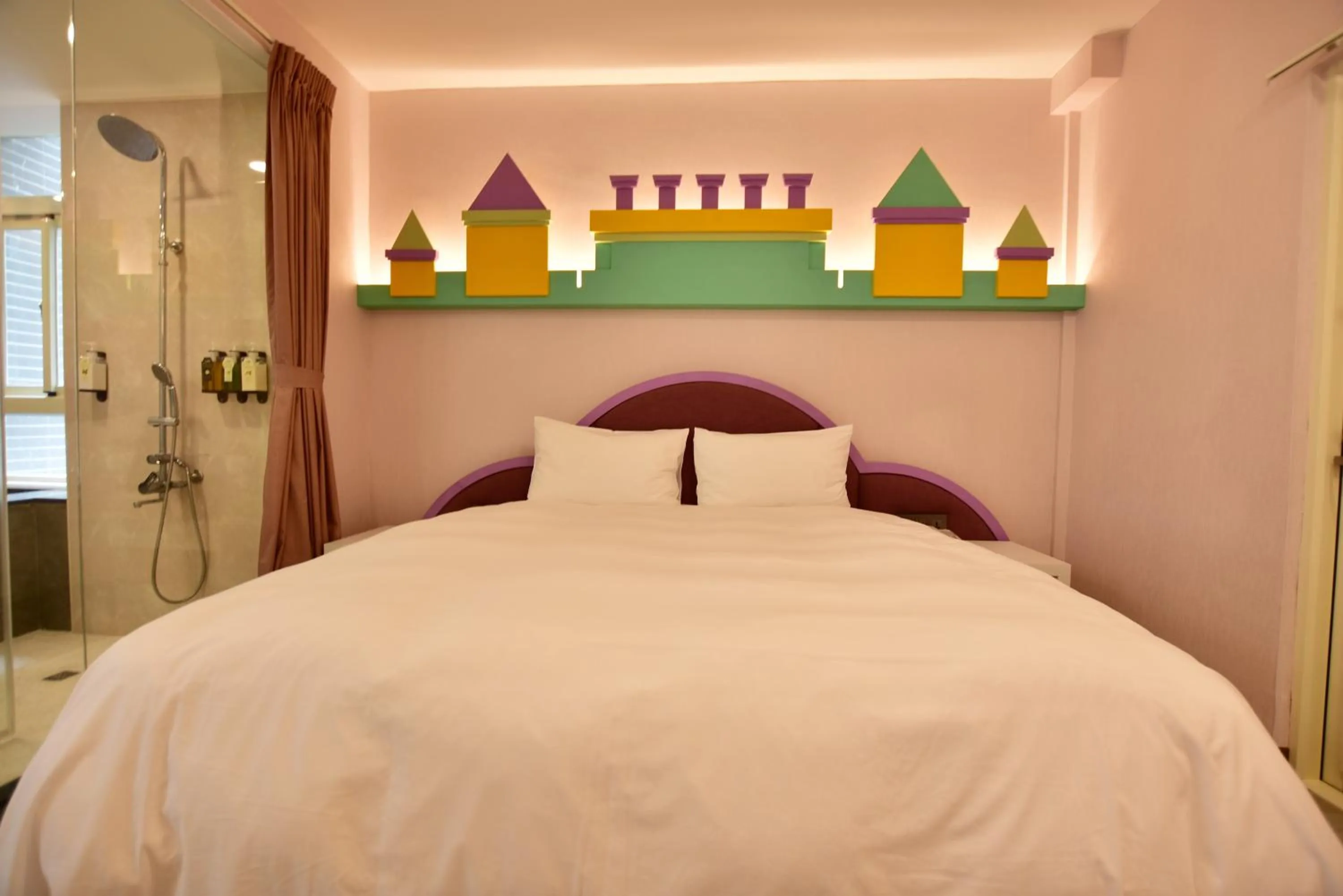 Bed in Muen Yuan Dong Hot Spring Hotel