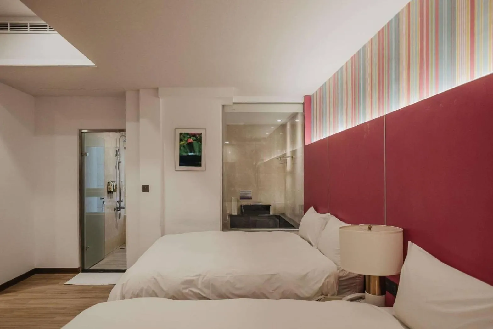 Bed in Muen Yuan Dong Hot Spring Hotel