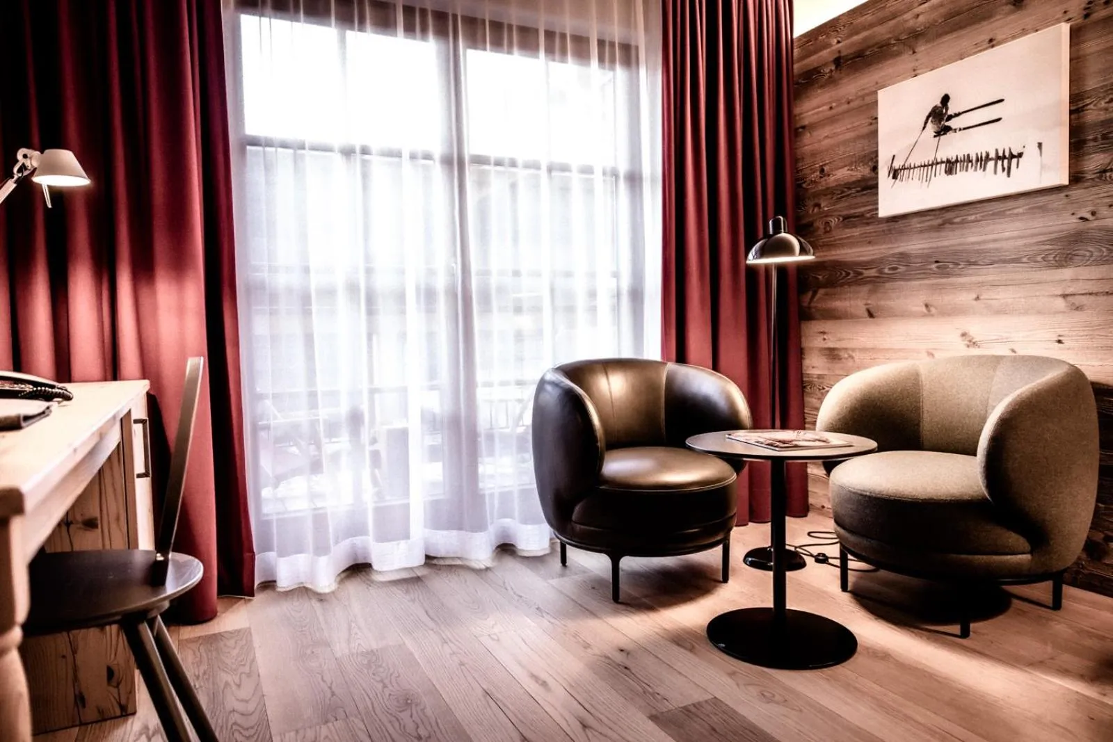 Living room in Kitzhof Mountain Design Resort, 4 Sterne Superior