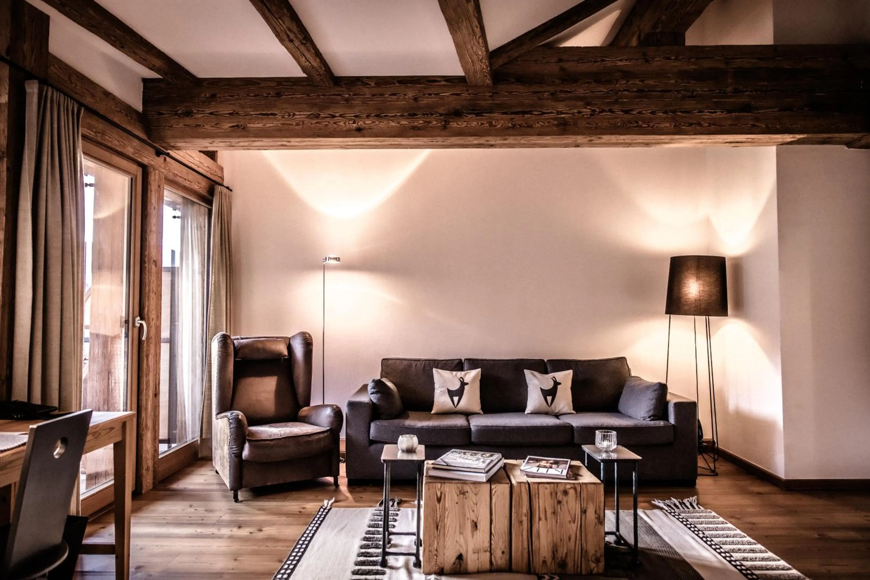 Living room in Kitzhof Mountain Design Resort, 4 Sterne Superior