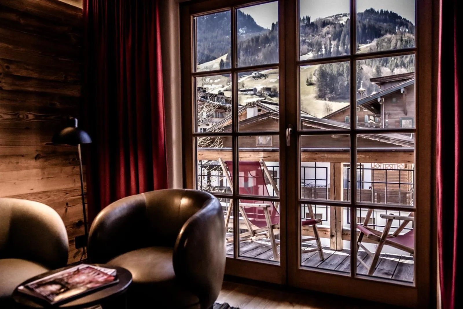 Living room in Kitzhof Mountain Design Resort, 4 Sterne Superior