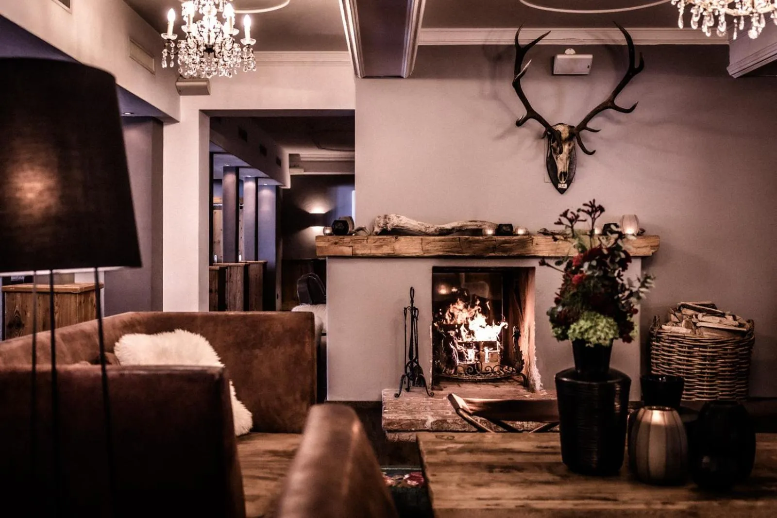 Lounge or bar in Kitzhof Mountain Design Resort, 4 Sterne Superior