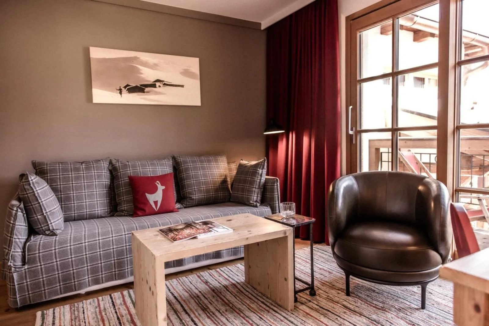 Living room in Kitzhof Mountain Design Resort, 4 Sterne Superior