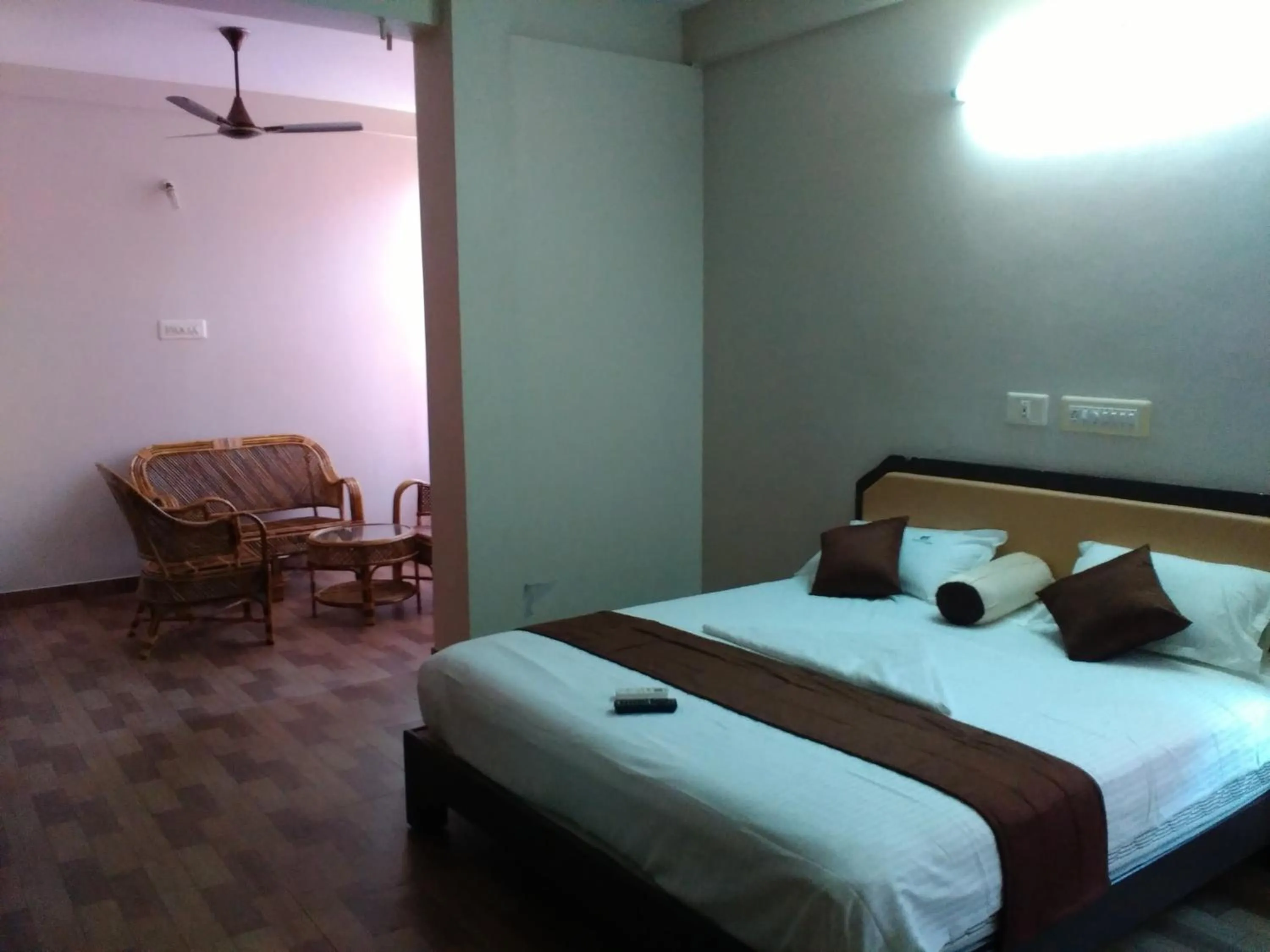 Bedroom, Bed in subasree cottage