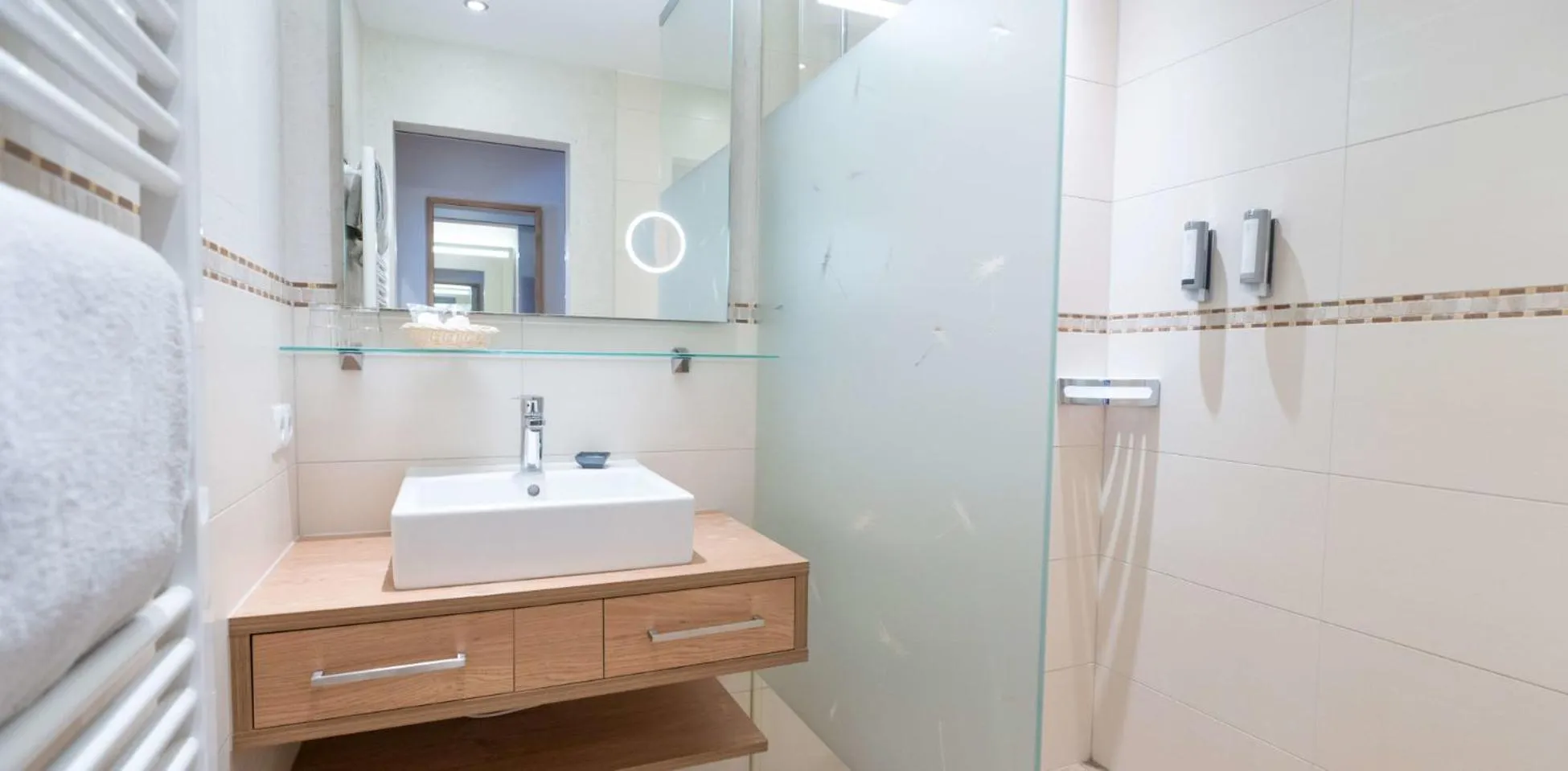 Bathroom in das Alois 4 Sterne Superior