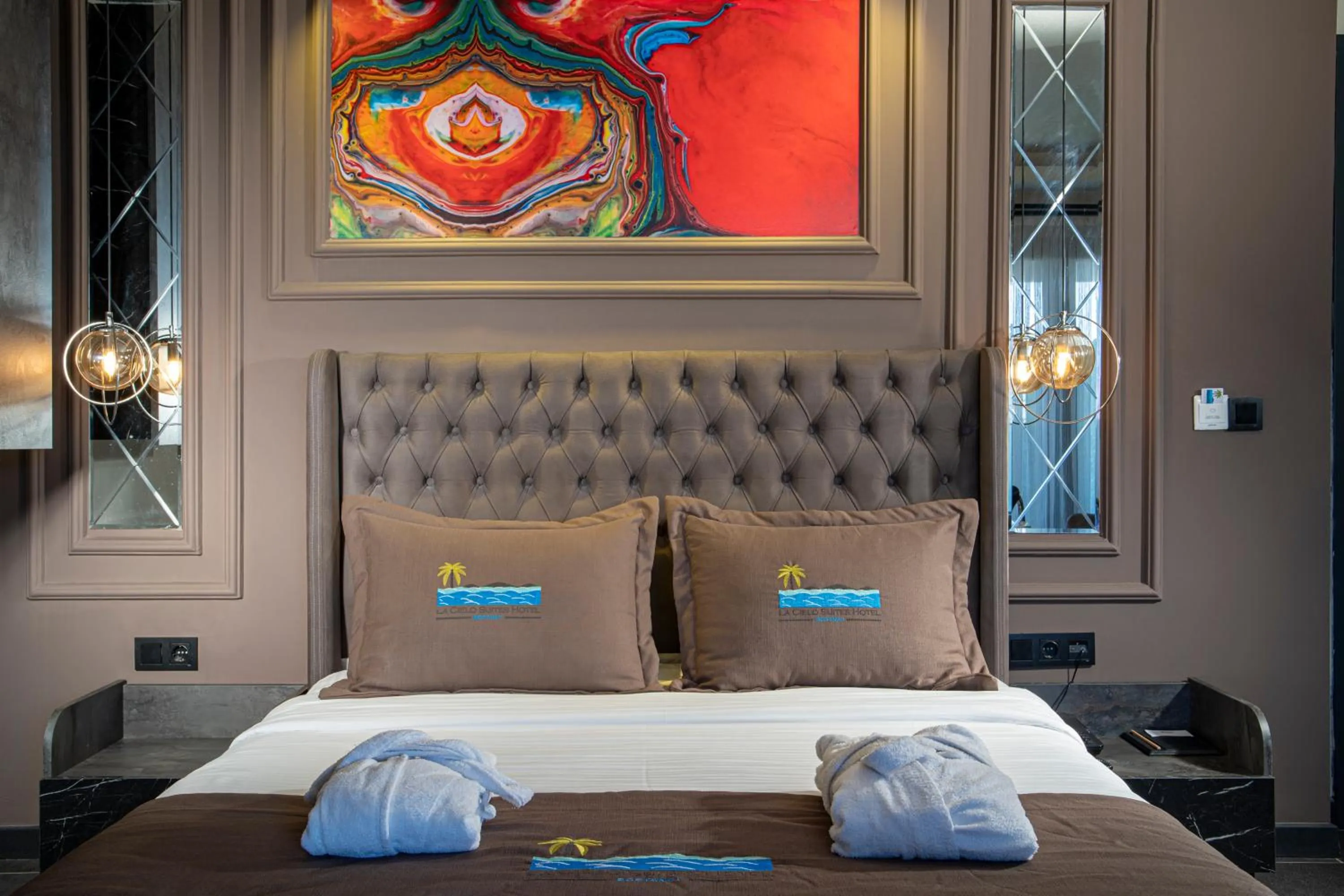 Bed in La Cielo Hotel Bostancı