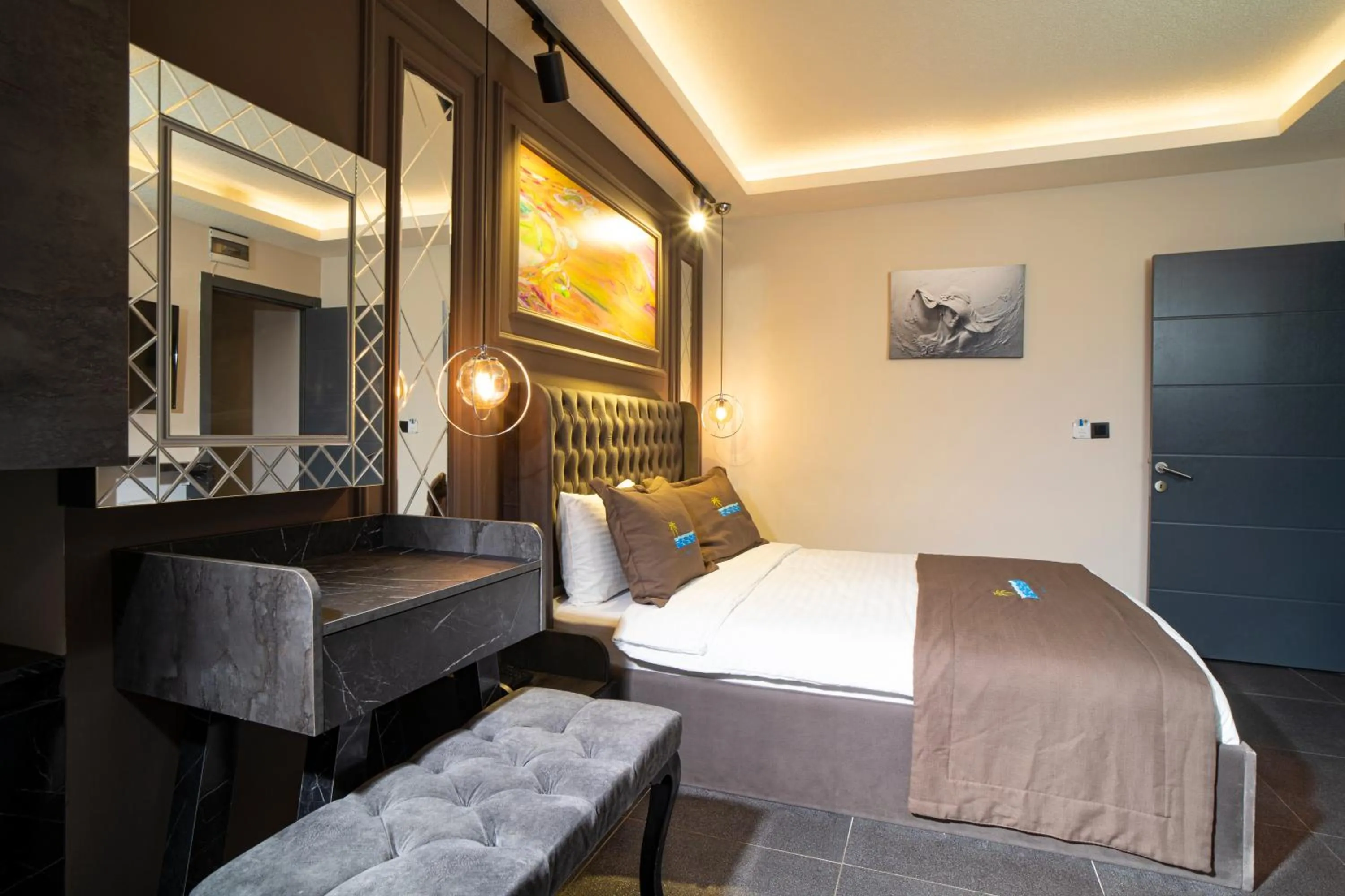 Bed in La Cielo Hotel Bostancı