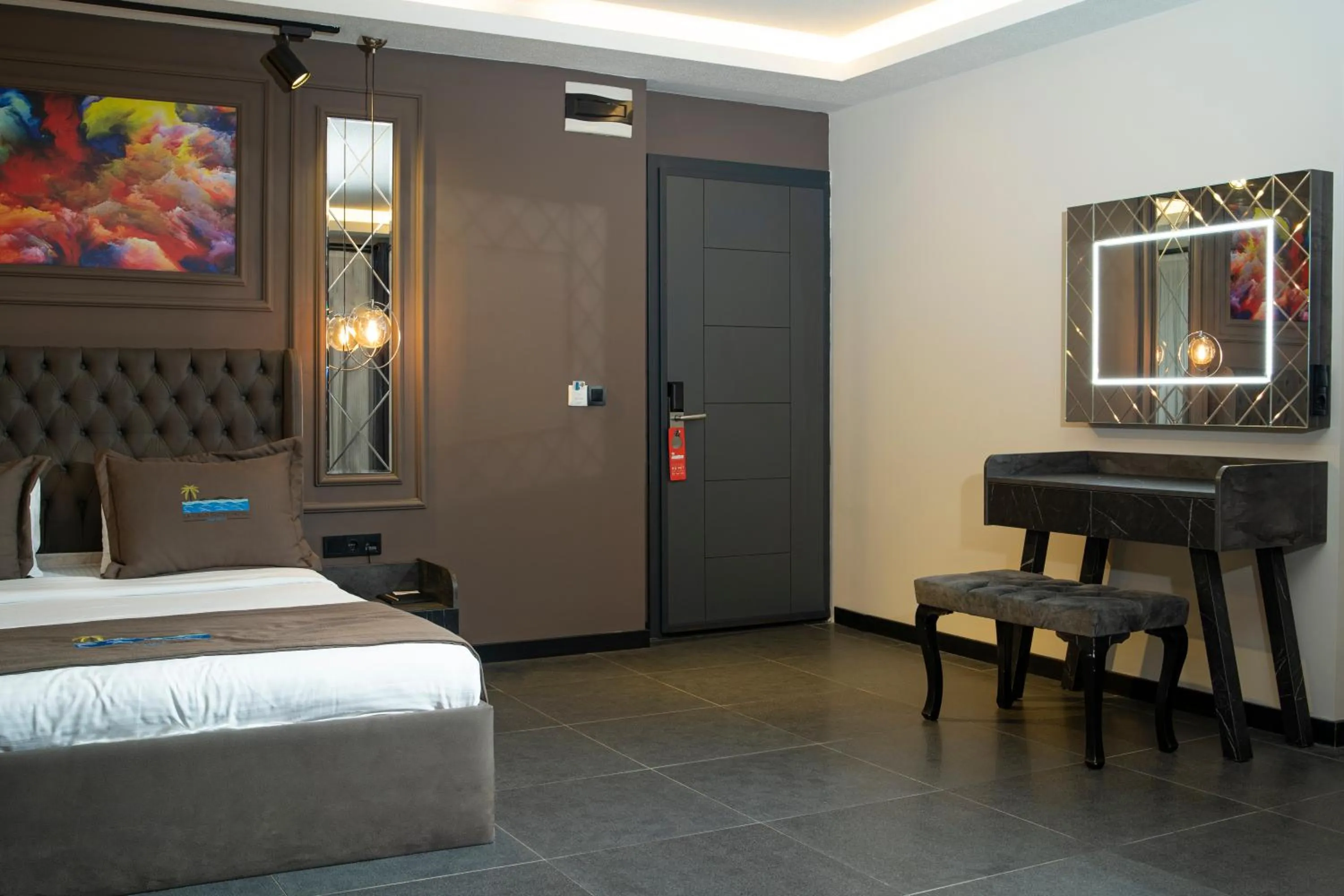 Bedroom, Bed in La Cielo Hotel Bostancı