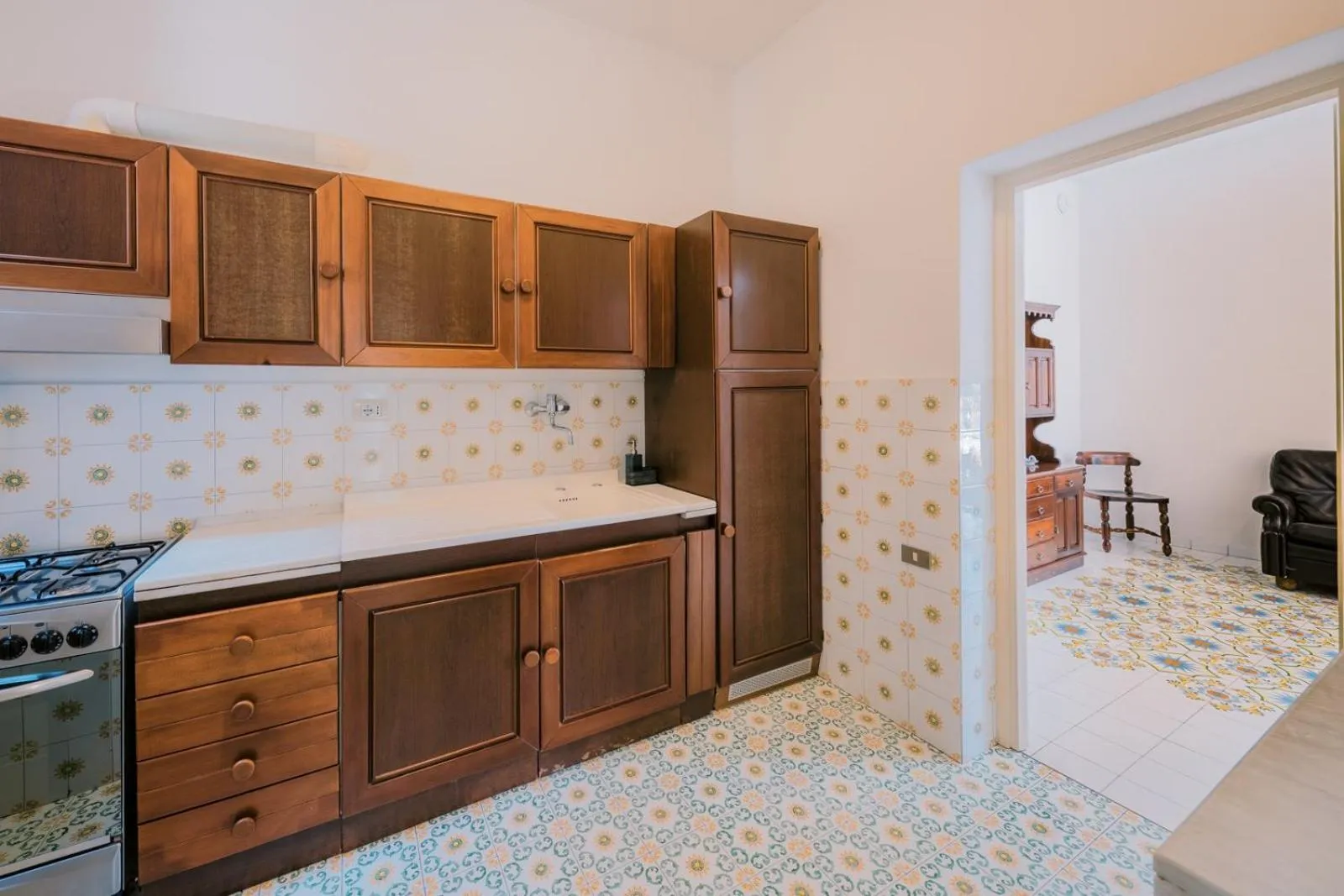 Kitchen or kitchenette in Residence Villa Rosa