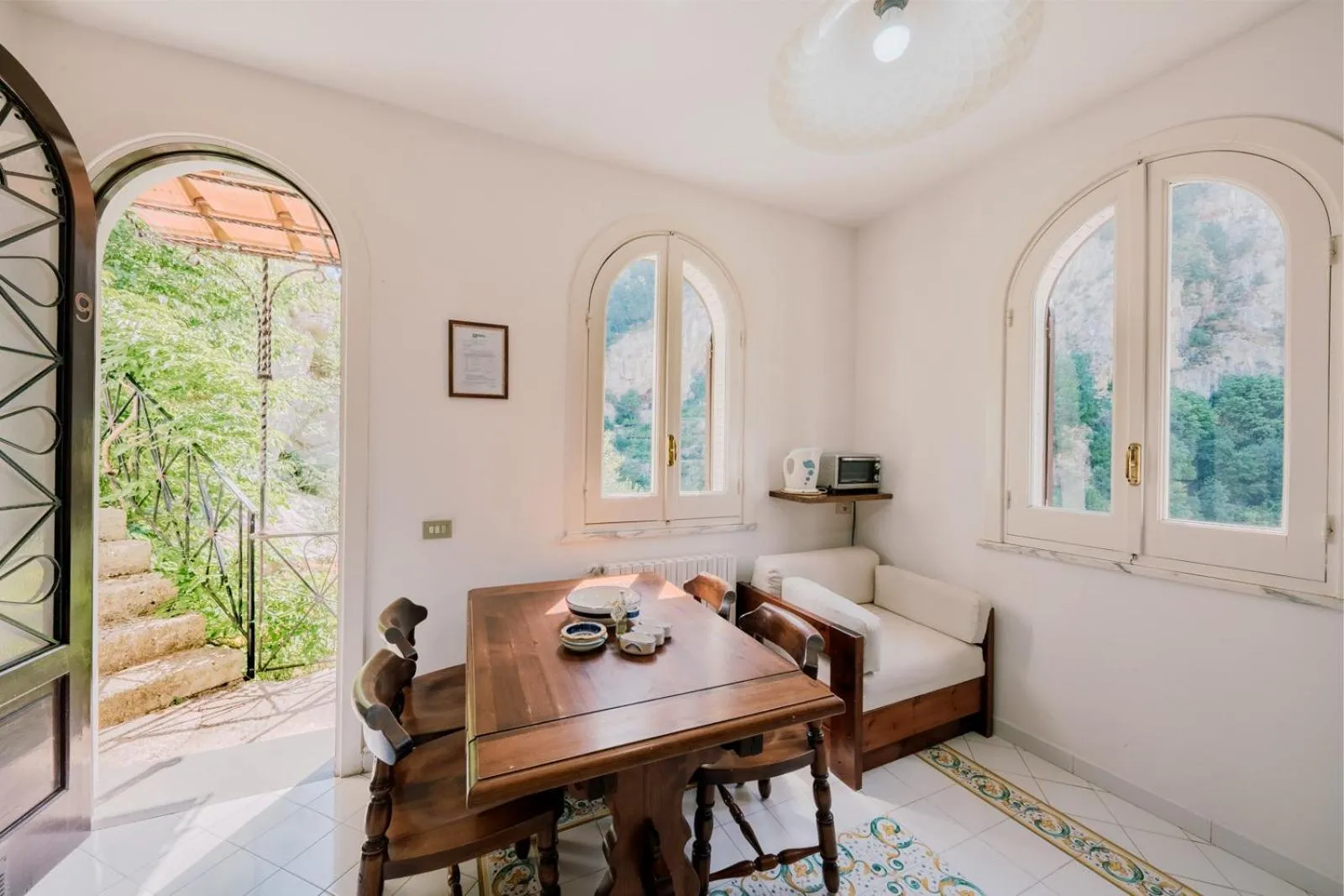 Dining area, Bed in Residence Villa Rosa