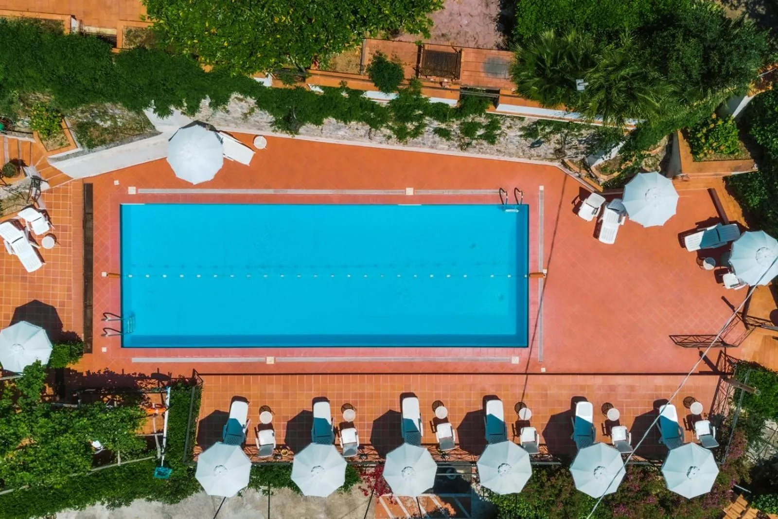 Bird's eye view in Residence Villa Rosa