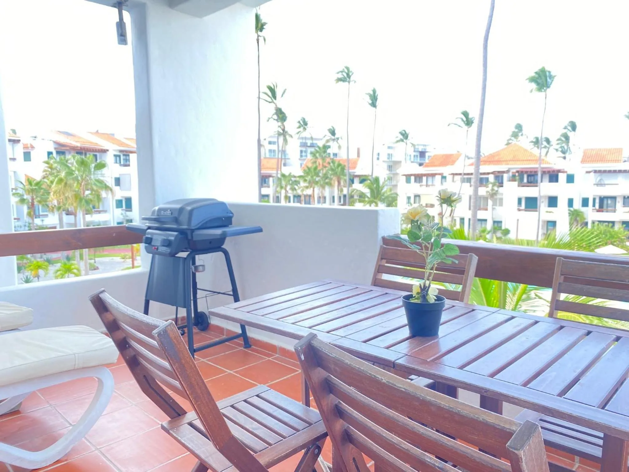 Balcony/Terrace in Stanza Mare Beach Front