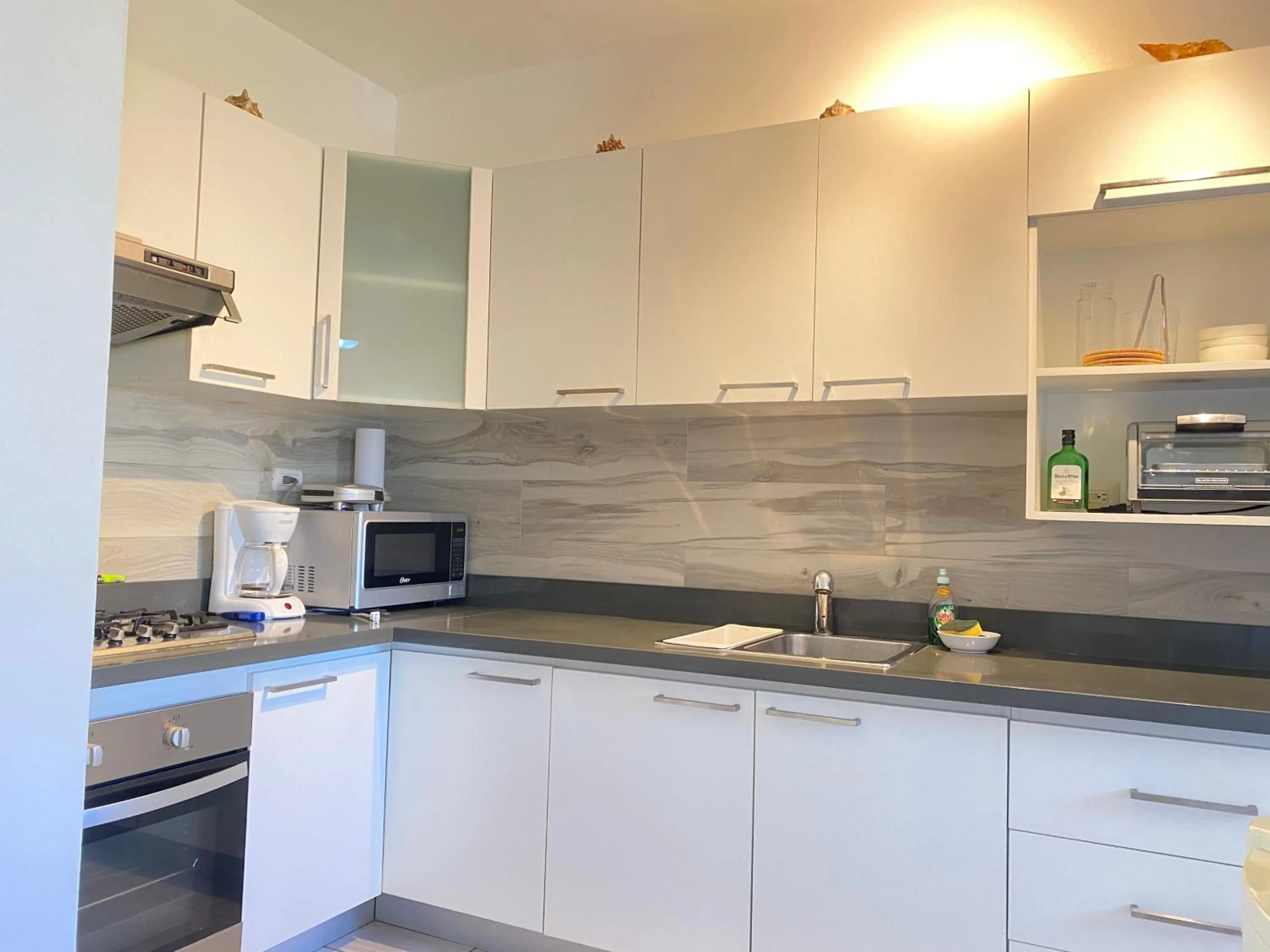 Kitchen or kitchenette in Stanza Mare Beach Front