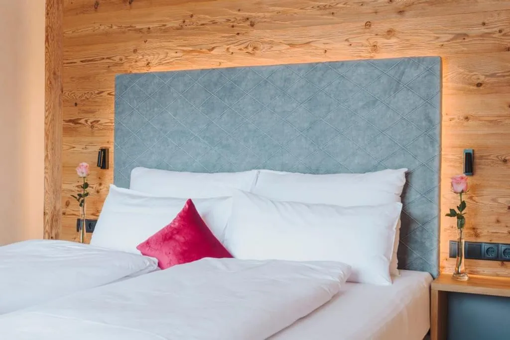 Bed in Boutiquehotel Acherl