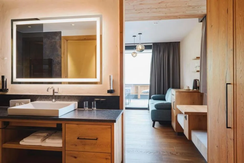 Bed in Boutiquehotel Acherl