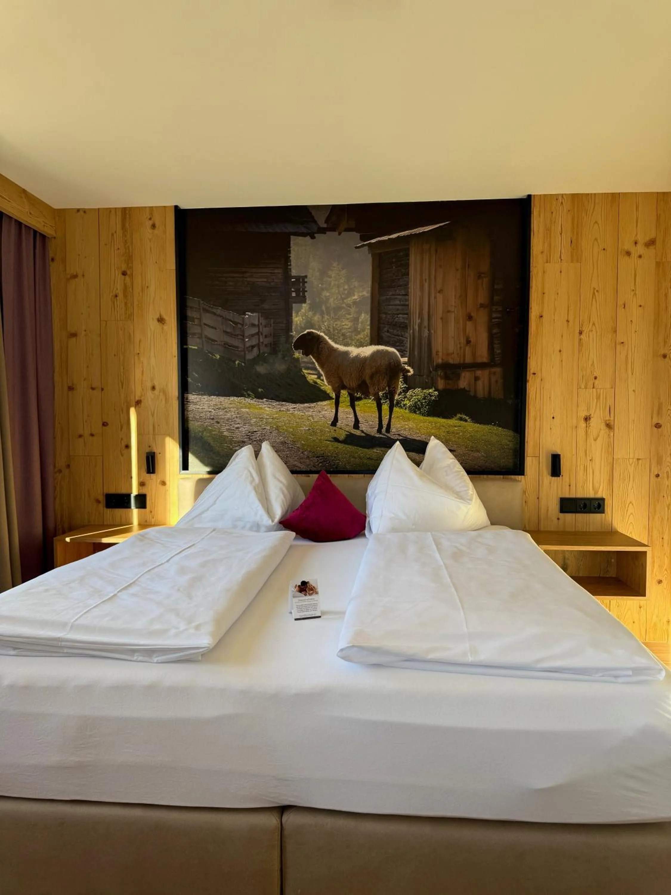 Bed in Boutiquehotel Acherl