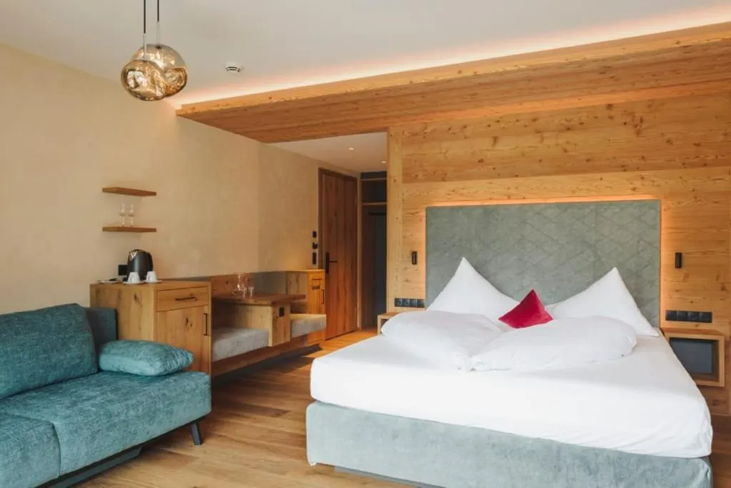 Bed in Boutiquehotel Acherl